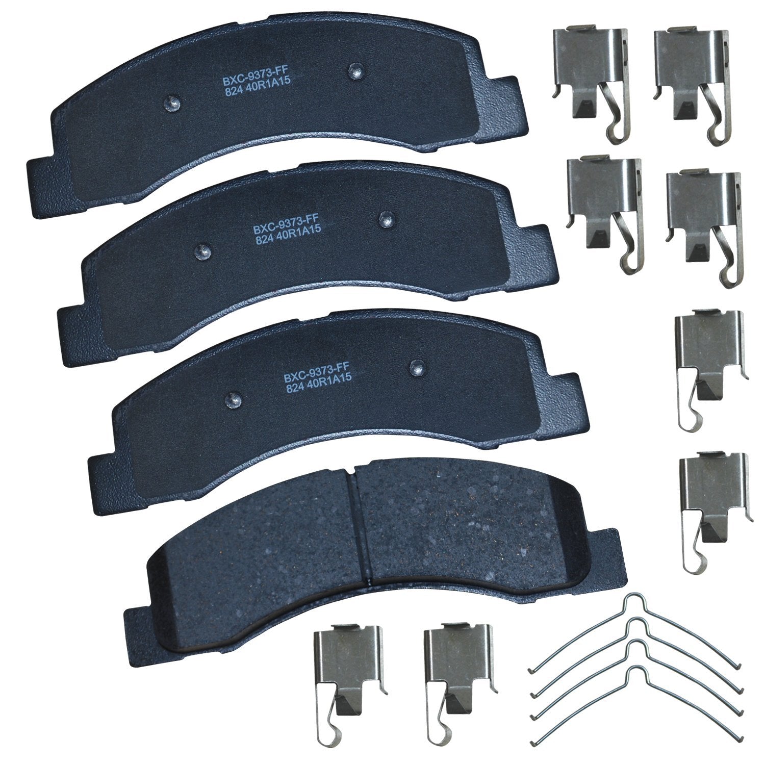 Bendix Premium Sbc824 Ceramic Front Brake Pads For Ford Excursion 2005-2000, F-250 2008, F-250 Super Duty 2004-1999, F-350 2004-