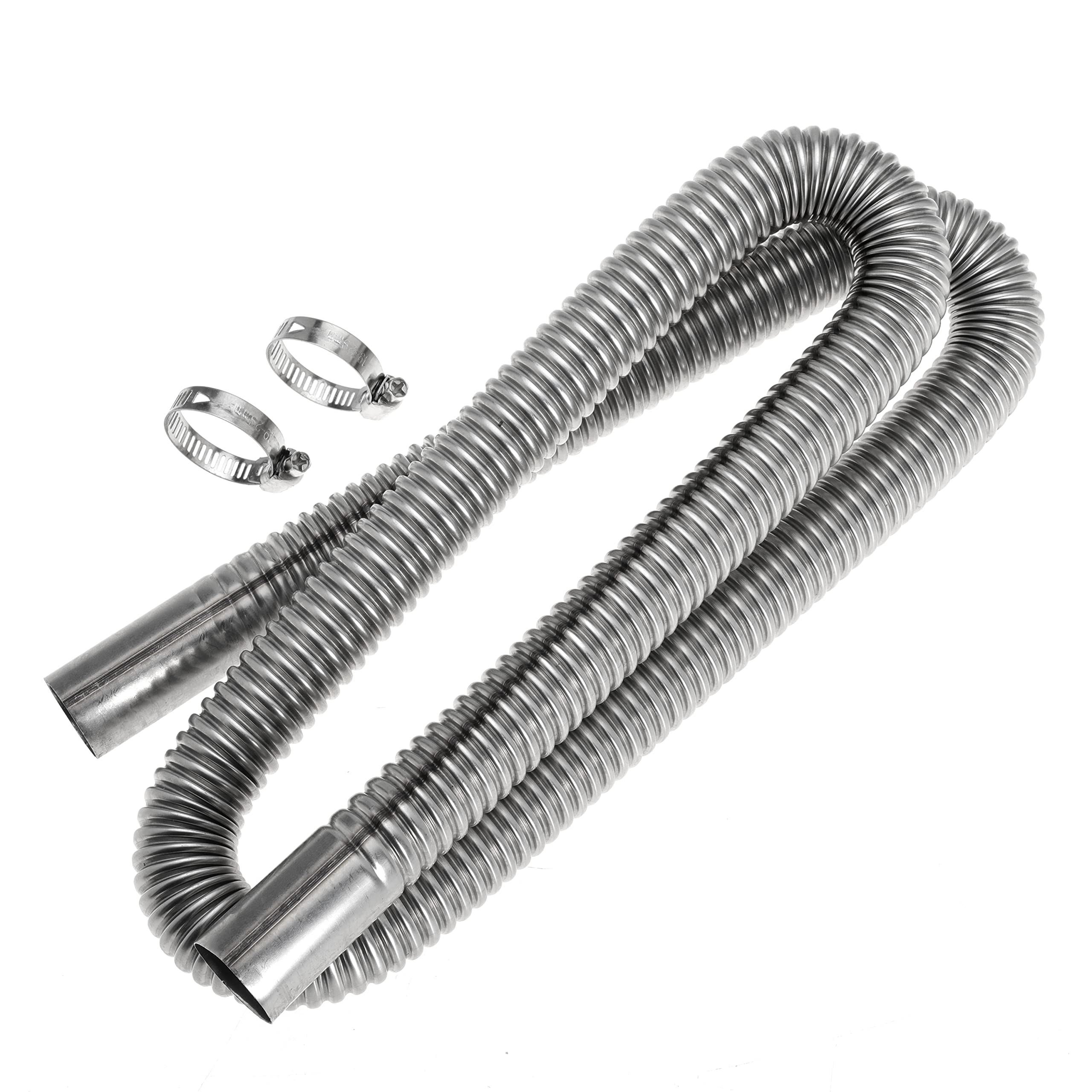 120cm 1 inch Heater Exhaust Pipe Generator Exhaust Extension Fuel Tank Gas Vent Hose with Clamps