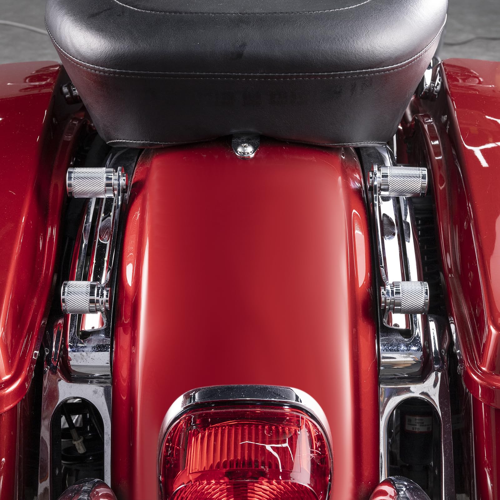 Mofun Rack Docking 4 Point Magnet Caps Covers for Tour Pack Luggage Rack Hardware Kit Compatible with Harley Touring Street Road