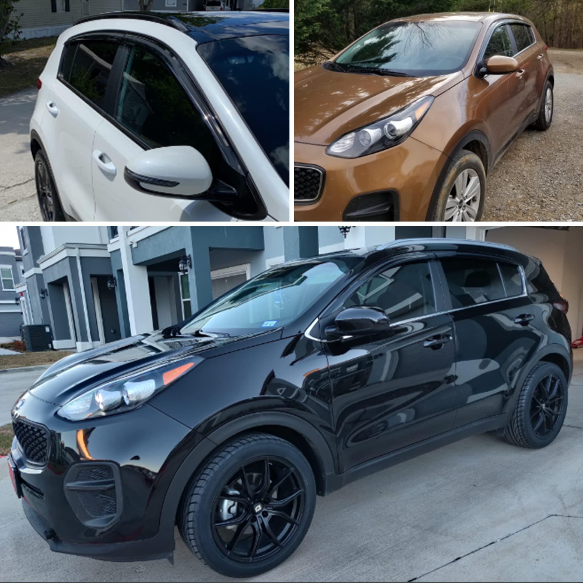 AUXKO Window Rain Guard for Chevrolet Trax 2024 2025 LS LT 1RS 2RS ACTIV Outside Tape-On Shatterproof Sun Smoke Guard Vent Visor