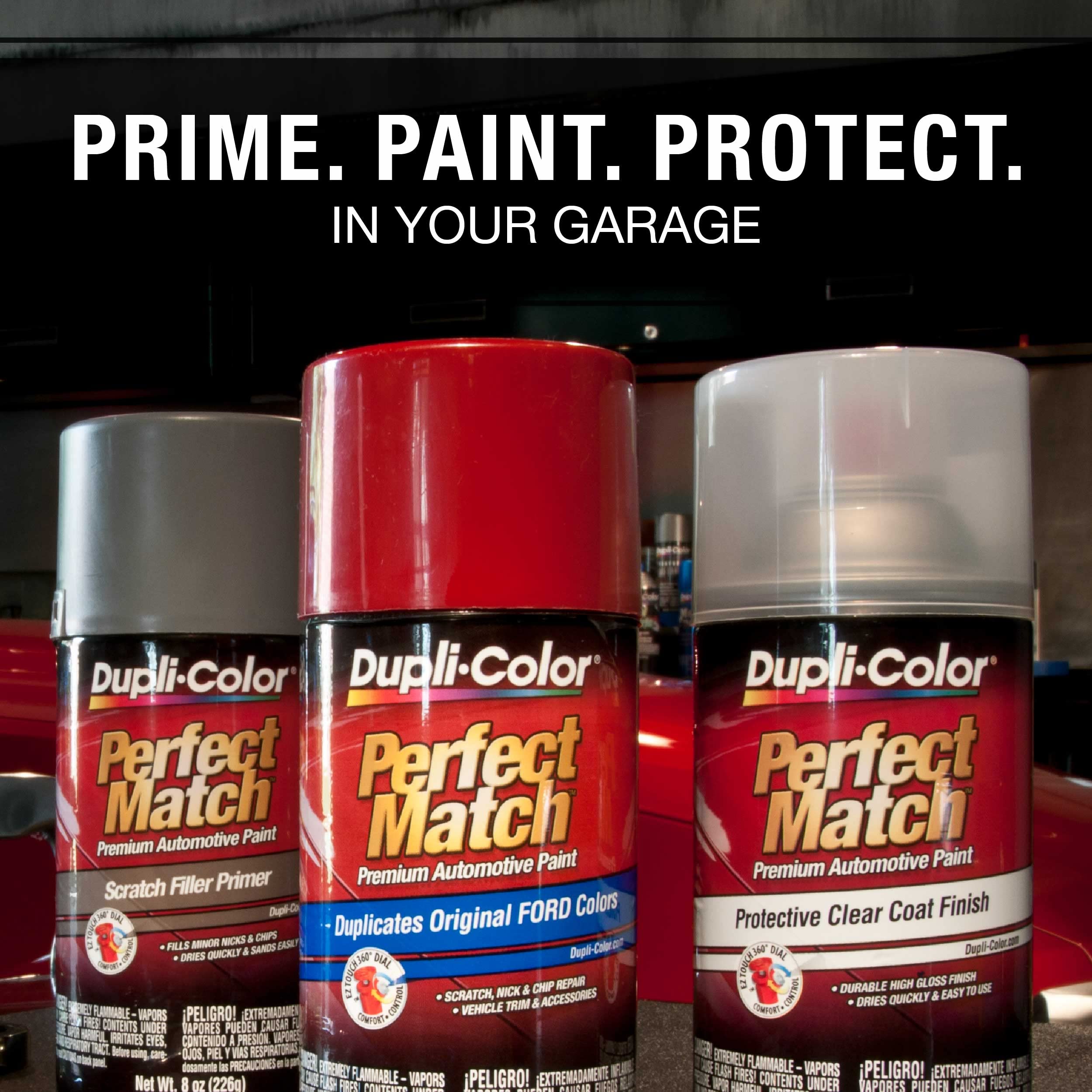Dupli-Color EBCC04247-6 PK Chili Pepper Red Pearl Chrysler Perfect Match Automotive Paint - 8 oz. Aerosol, (Case of 6)