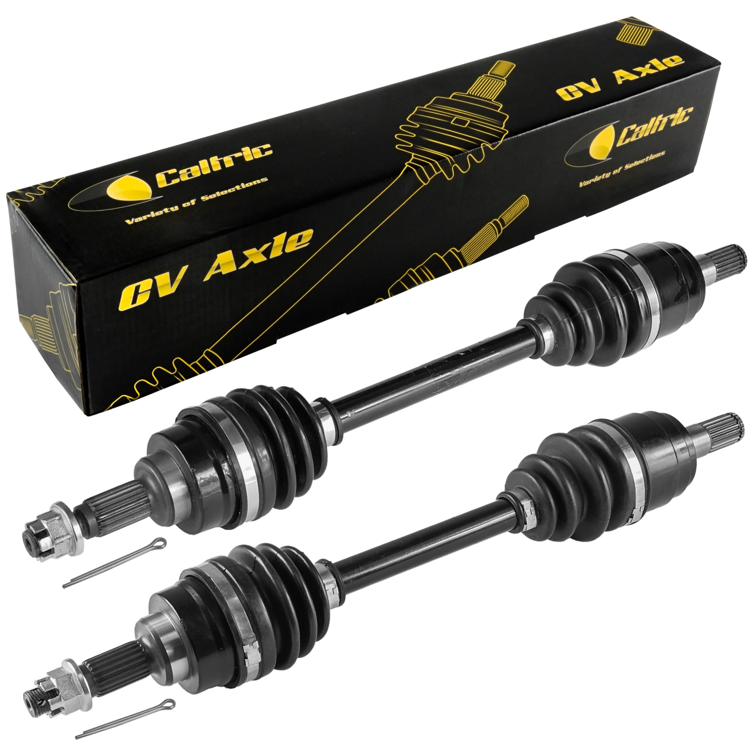 Caltric Front Left And Right Cv Joint Axle Compatible With Honda Trx500Fm Foreman 500 4X4 2005-2013