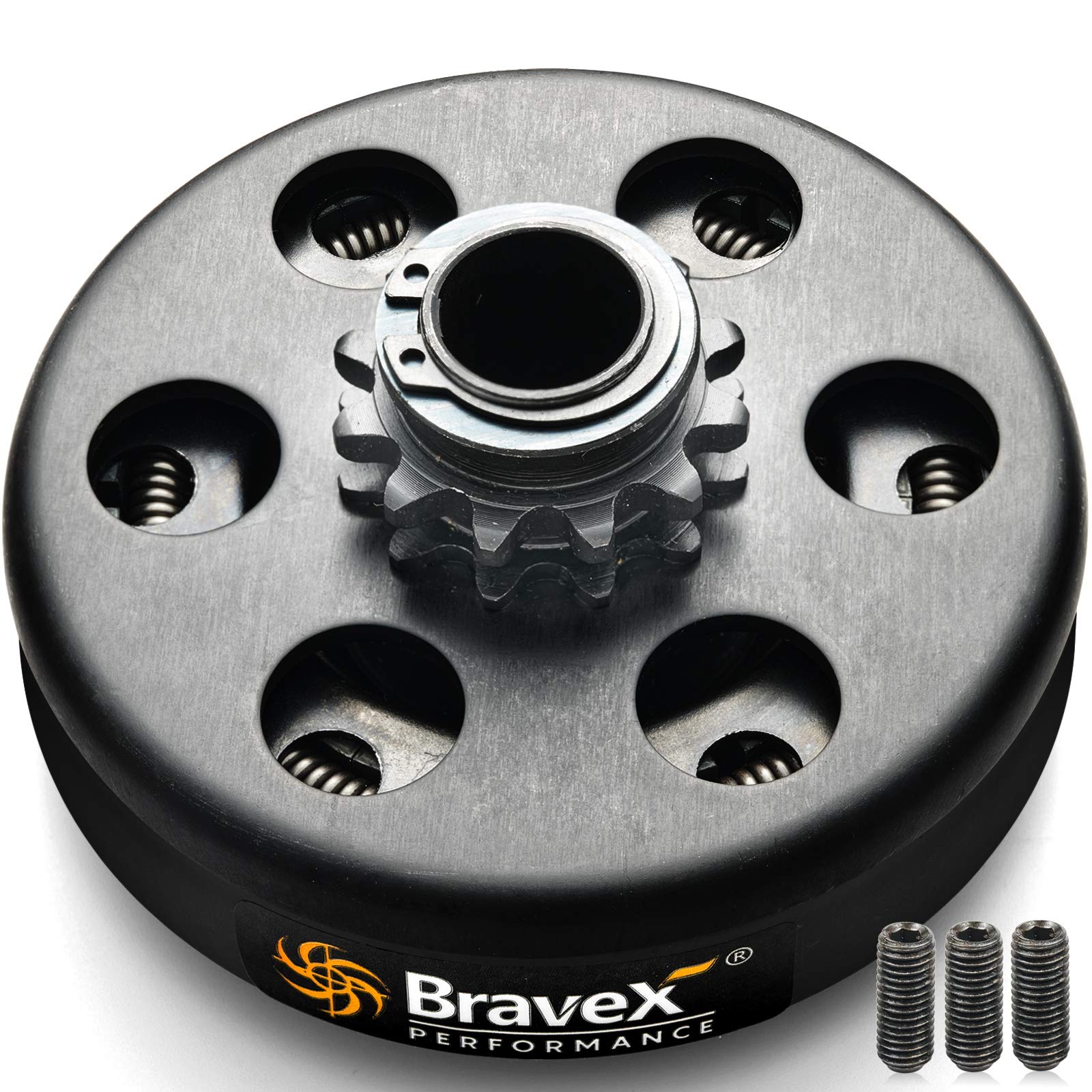 Motovecor Centrifugal Clutch Go Kart Clutch Predator Engine Clutch Baja Mini Bike 3/4'' Inch Bore 12 Tooth 12T For #35 Chain 6.5