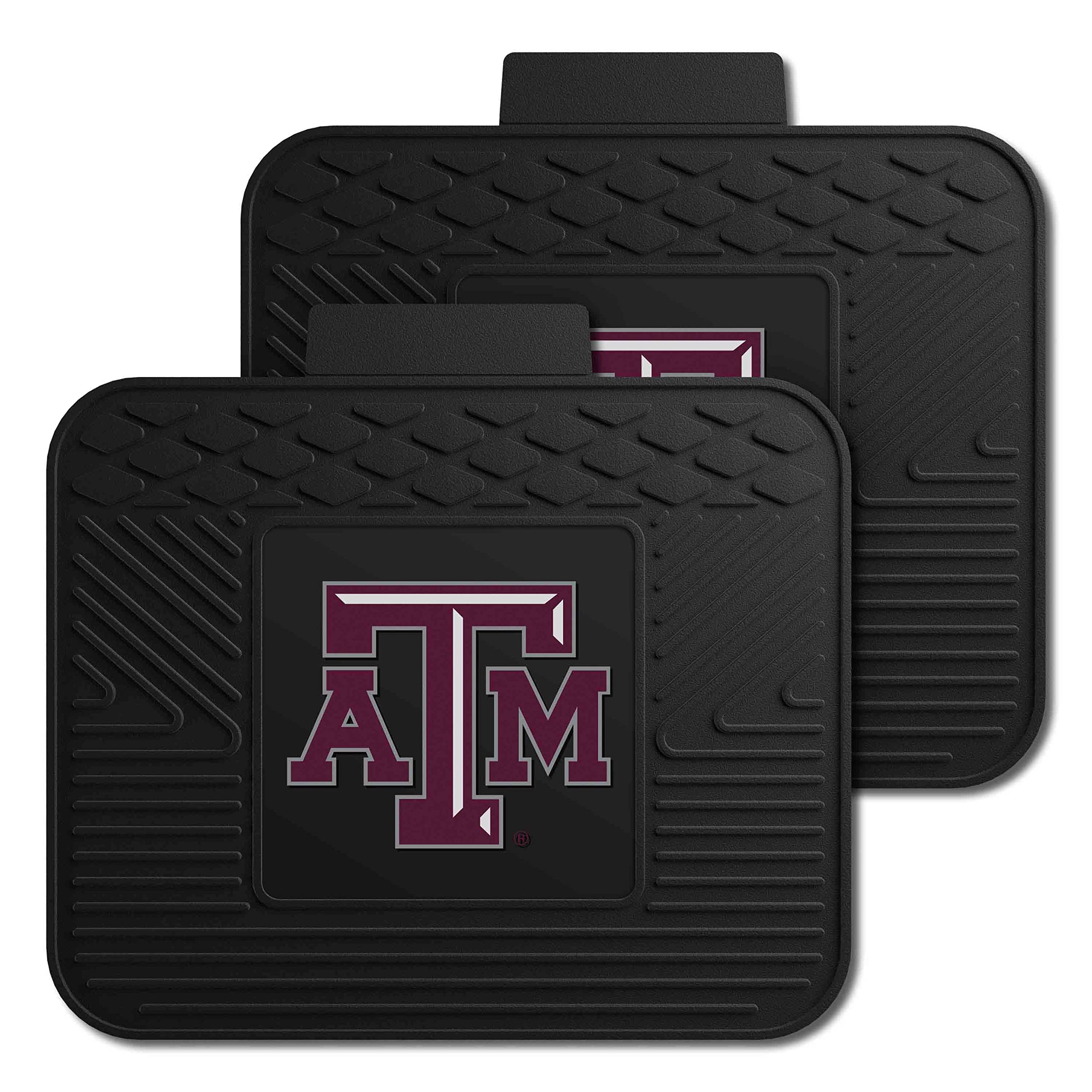 Fanmats Texas A&M University Aggies Set of 4 Car Mats for Cars, SUV, Pickups - All Weather Protection, Deep Reservoir Design, Un