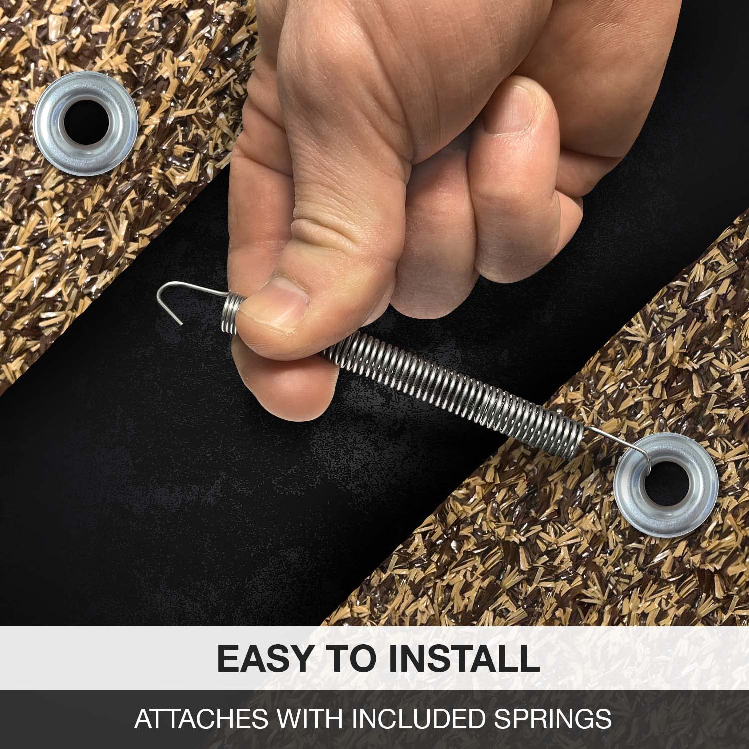 Prest-O-Fit 2-0041 Wraparound Step Rugs, 18'' - Brown