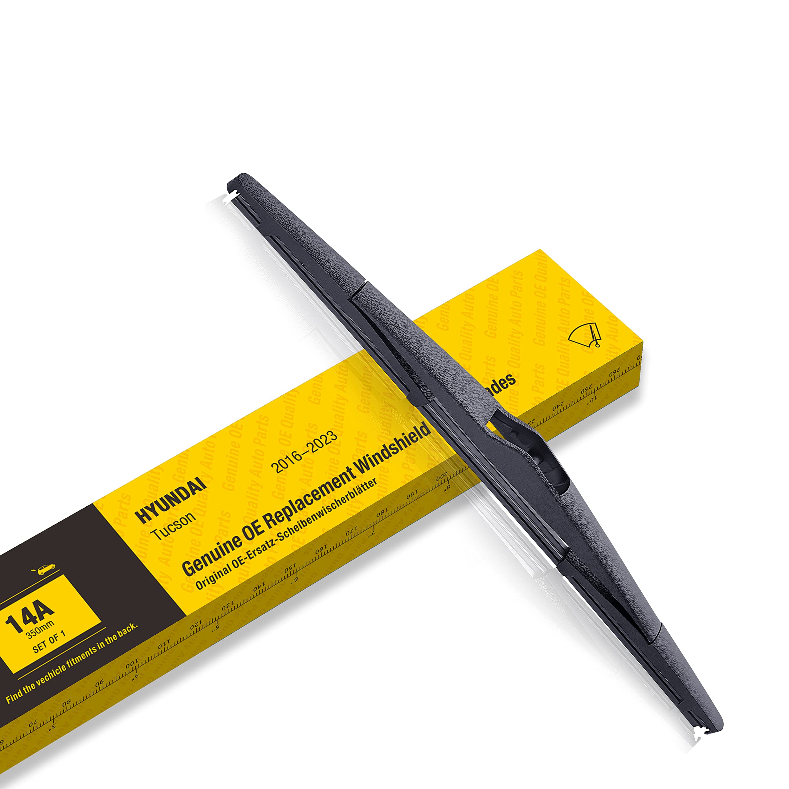 Raidbee Rear Wiper Blade, 14 Inch Replacement For Tucson 2016-2023,Mazda Cx-5 2020-2013, Jeep Cherokee 2022-2014 Back Windshield