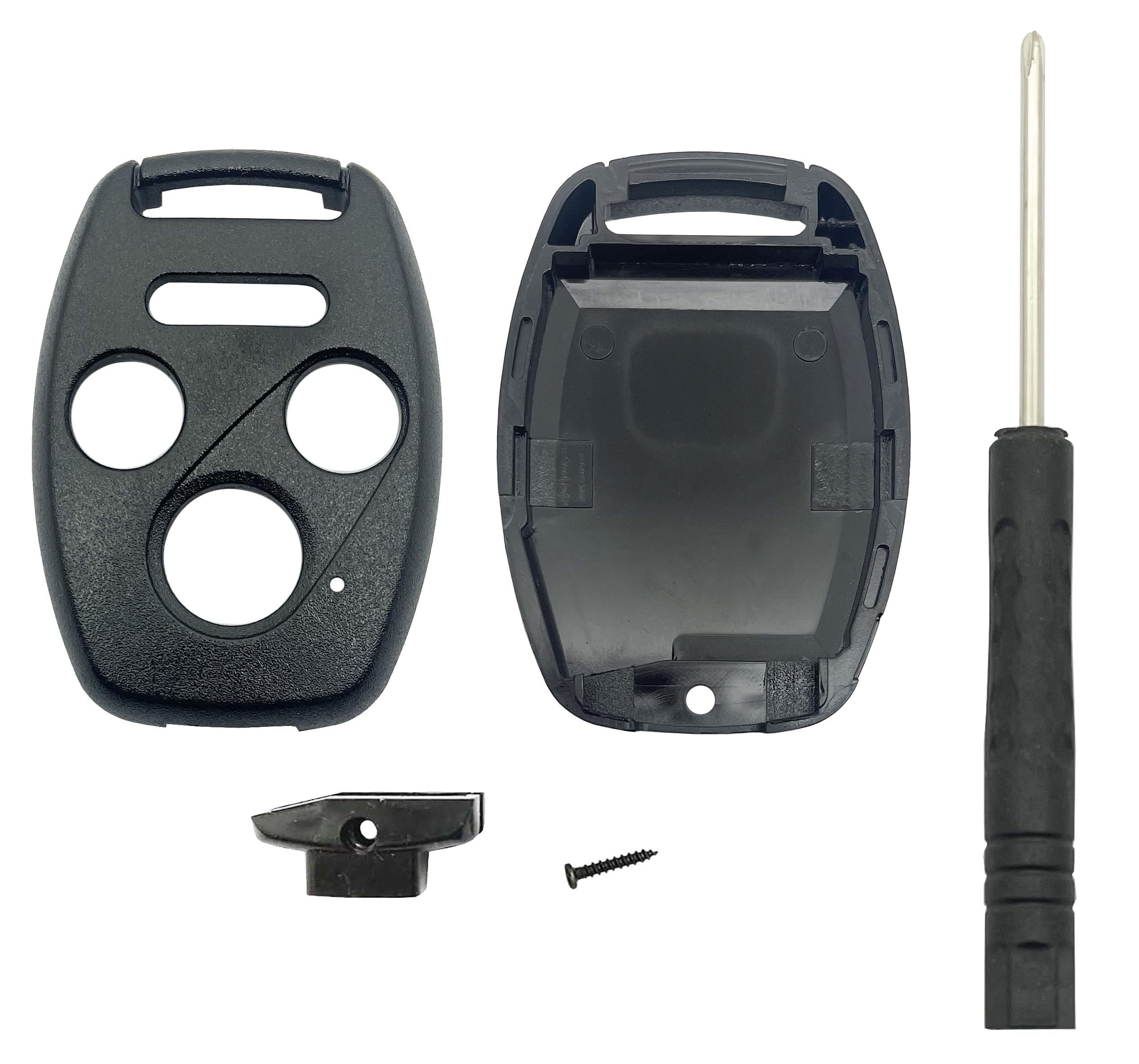 Horande Replacement Key Fob Cover Case fit for Honda 2003-2014 Accord 2006-2013 Civic 2009-2015 Pilot 2005-2006 CR-V Ridgeline Odyssey Keyless Entry Remote Key Fob Shell