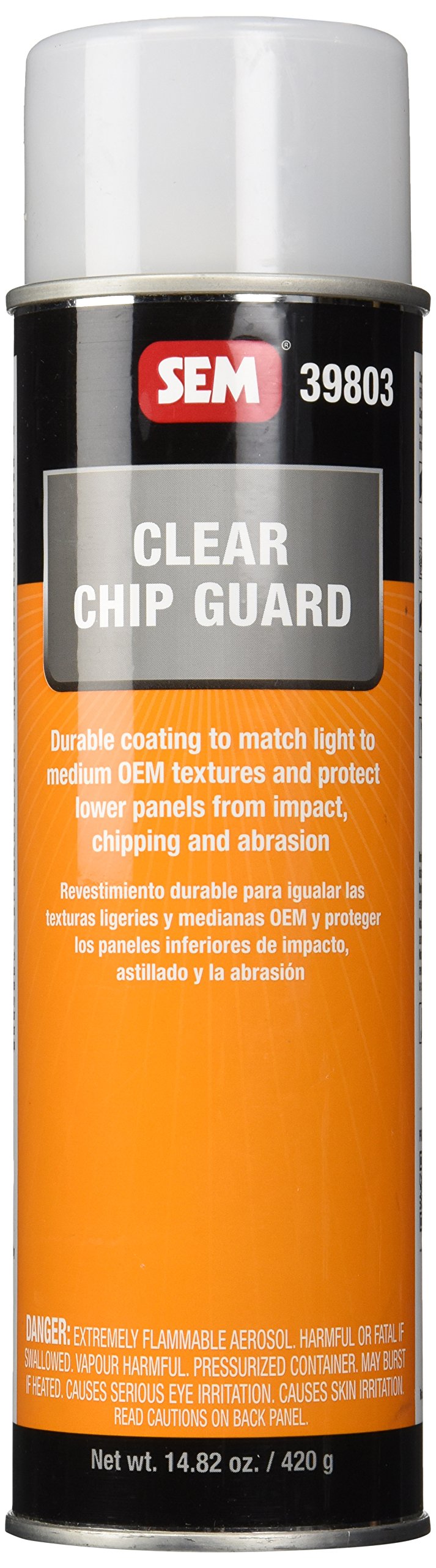SEM Clear Chipguard - Acrylic Protective Coating Spray, 14.8 oz, Model 39803