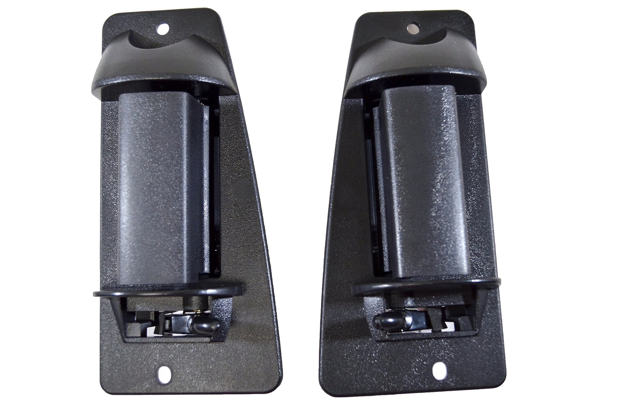 PT Auto Warehouse GM-3522A-RP - Outside Exterior Outer Door Handle, Black - Rear Left/Right Pair