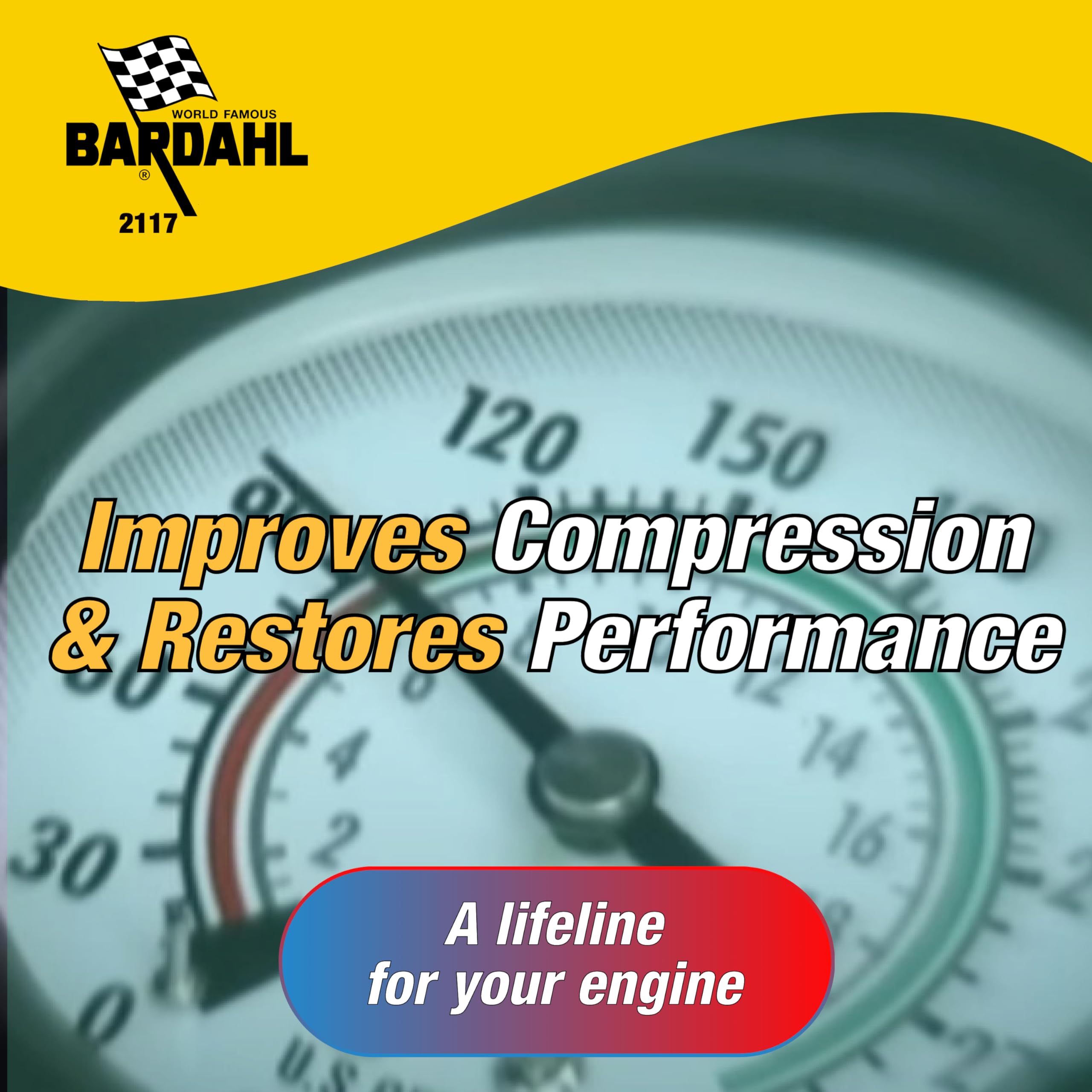 Bardahl 2117 Nosmoke + Stopleak Motor Oil Additive - Treatment For Oil Burning & Excessive Exhaust Smoke - Engine Oil Leak Seale