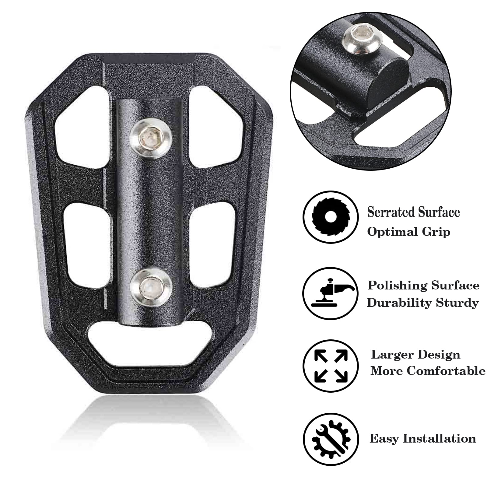 LKV R1200GS Foot Pegs Motorcycle Foot Rests Extender Pedal Replacement for BMW G310GS S1000XR F850GS F750GS R Nine T Scrambler T