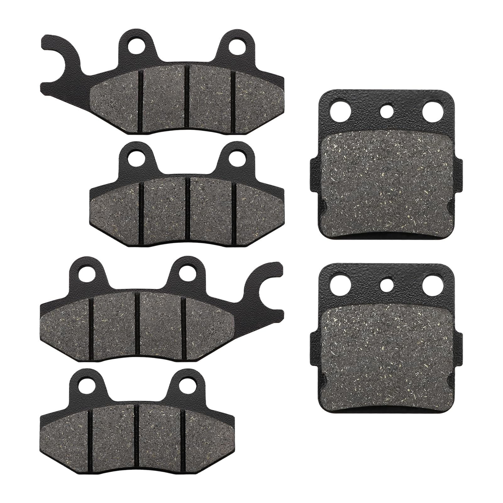 ZICOO Brake Pads for Yamaha YFZ450 YFZ 450 S/T 2004-2005, Front & Rear