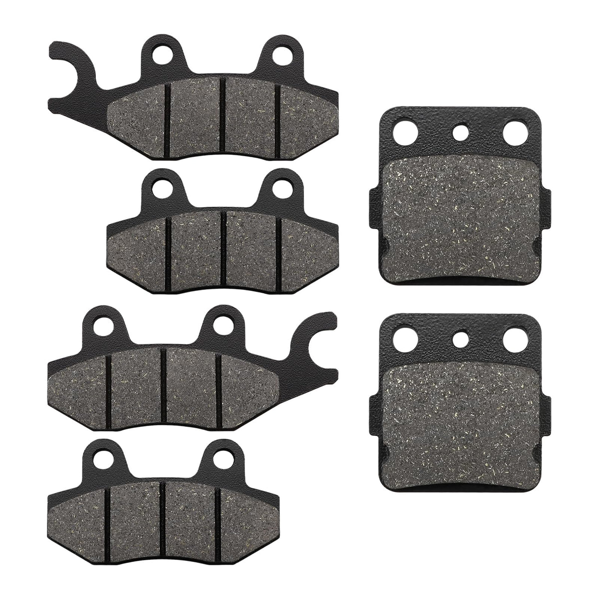 ZICOO Brake Pads for Yamaha YFZ450 YFZ 450 S/T 2004-2005, Front & Rear