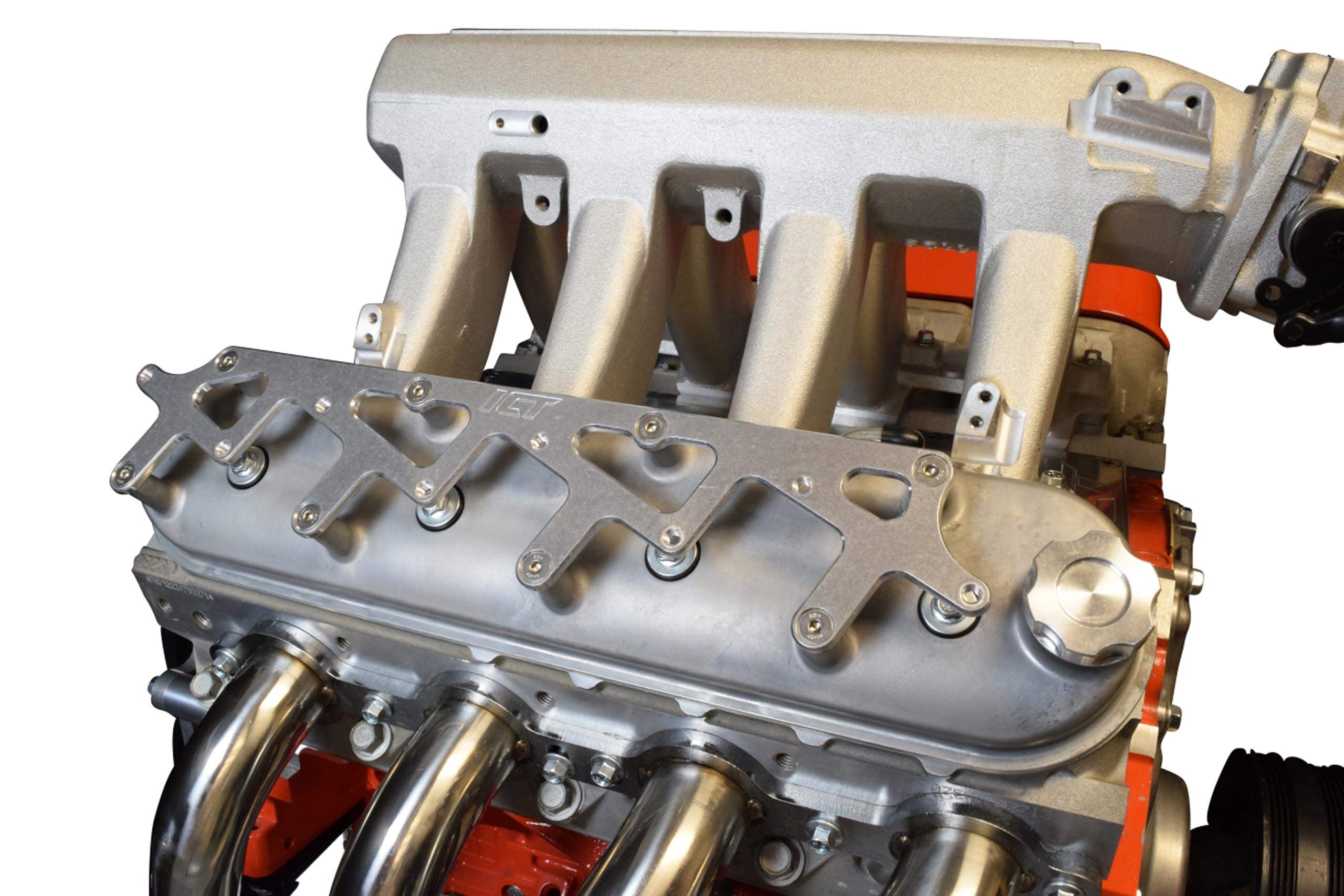 Ict Billet Ls Coil Brackets Compatible With Holley Amp Efi Smart Coil Pack For Holley Valve Covers, 551773