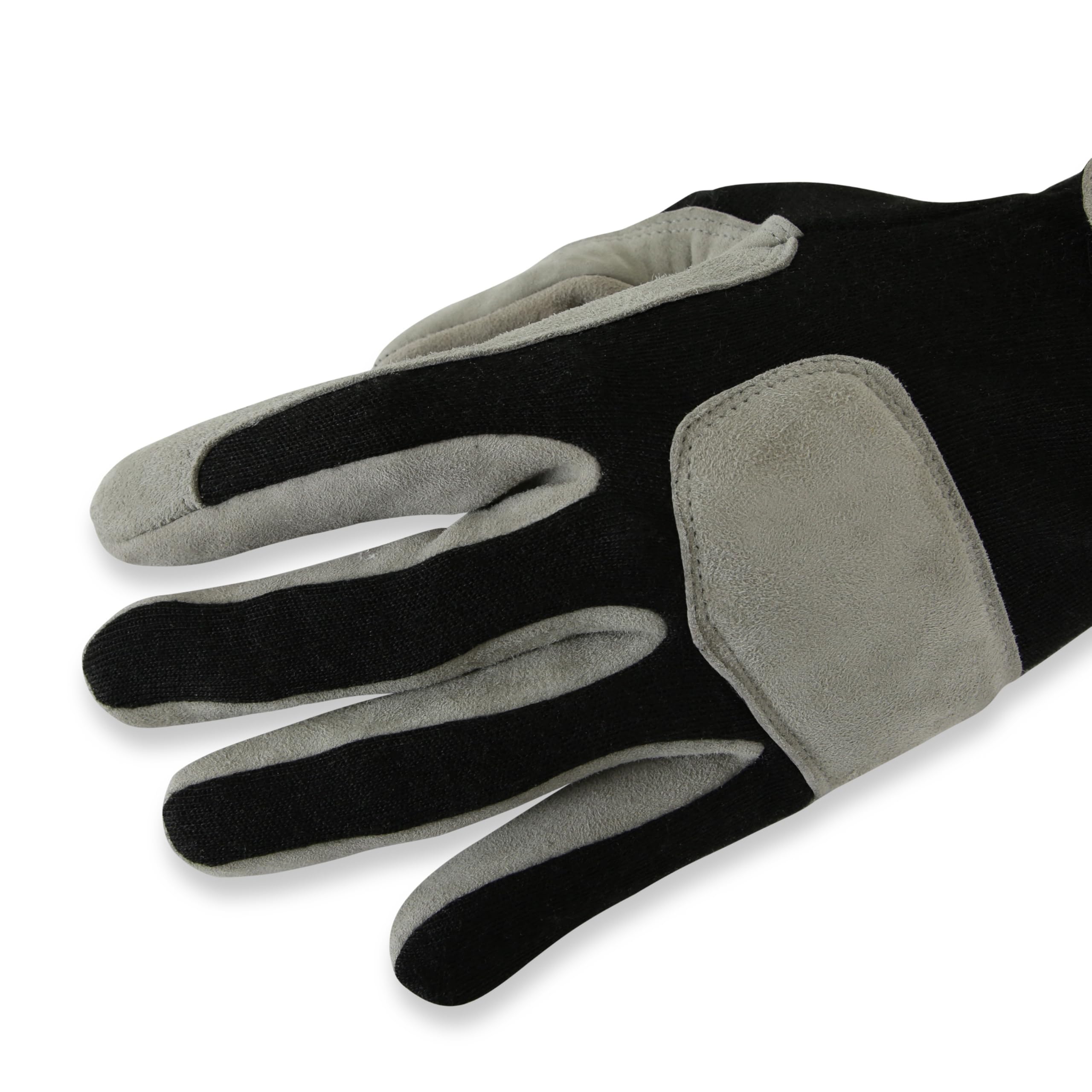 RaceQuip 351002RQP 351 Series Driving Gloves - SFI 3.3/1 - Black/Gray - Small