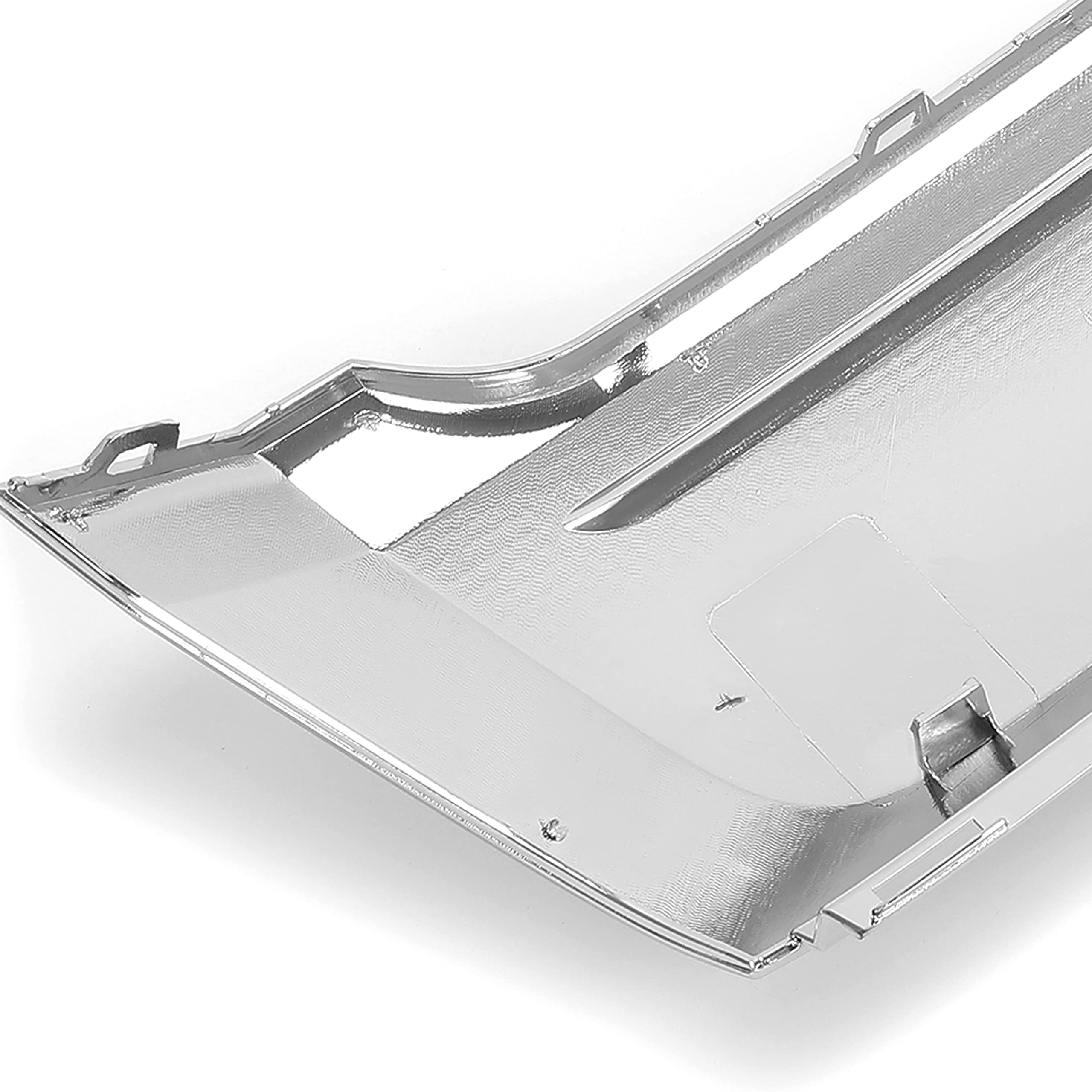 HECASA Front Lower Grille Trim Compatible with 2011-2014 Ford Edge Replacement for FO1087132 BT4Z-8200-E BT4Z8200E Chrome Grille