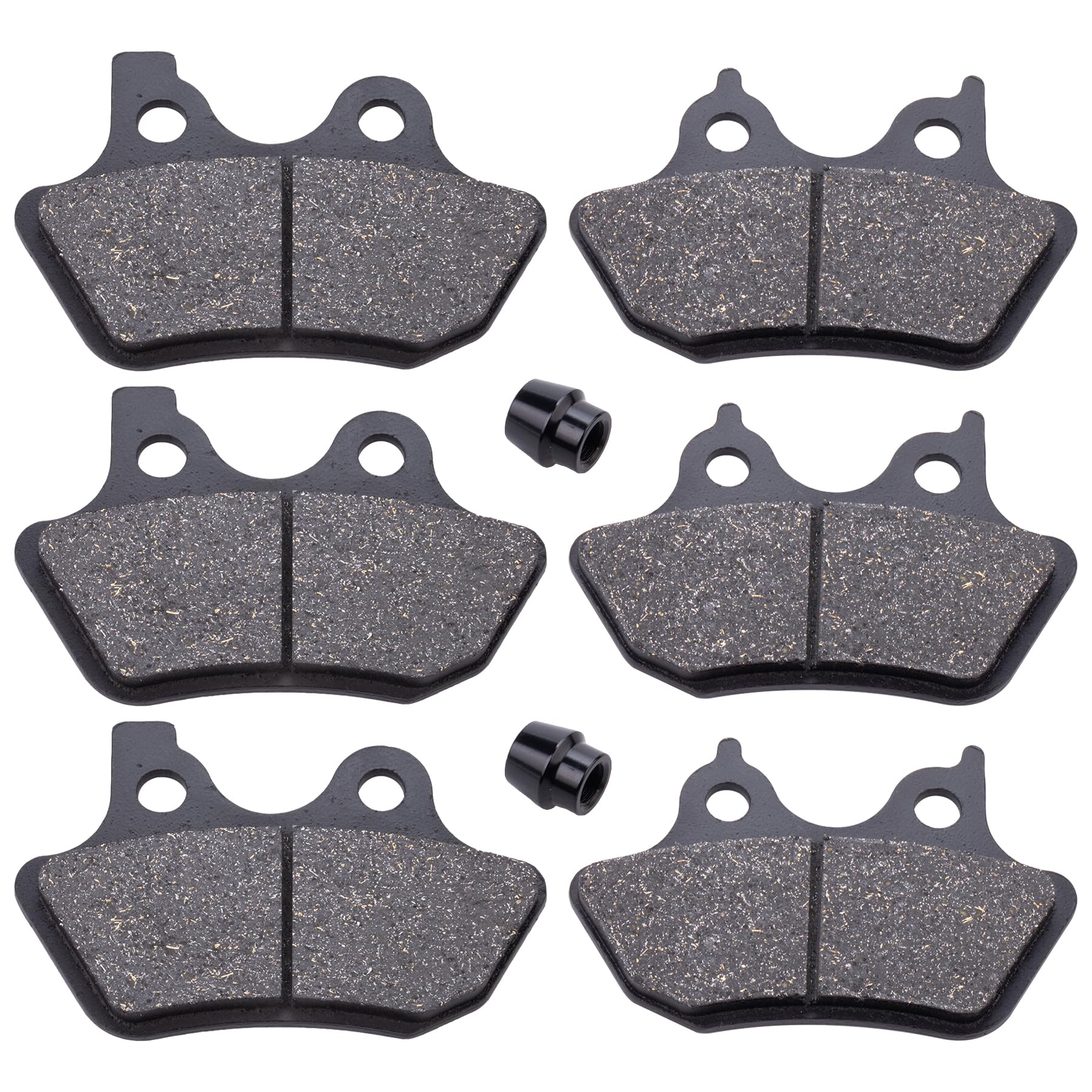 Mwmnun Front And Rear Brake Pads For Harley Davidson Softail, Fat Boy, Heritage Classic,Flhrci Road King Classic,Touring Flht, R