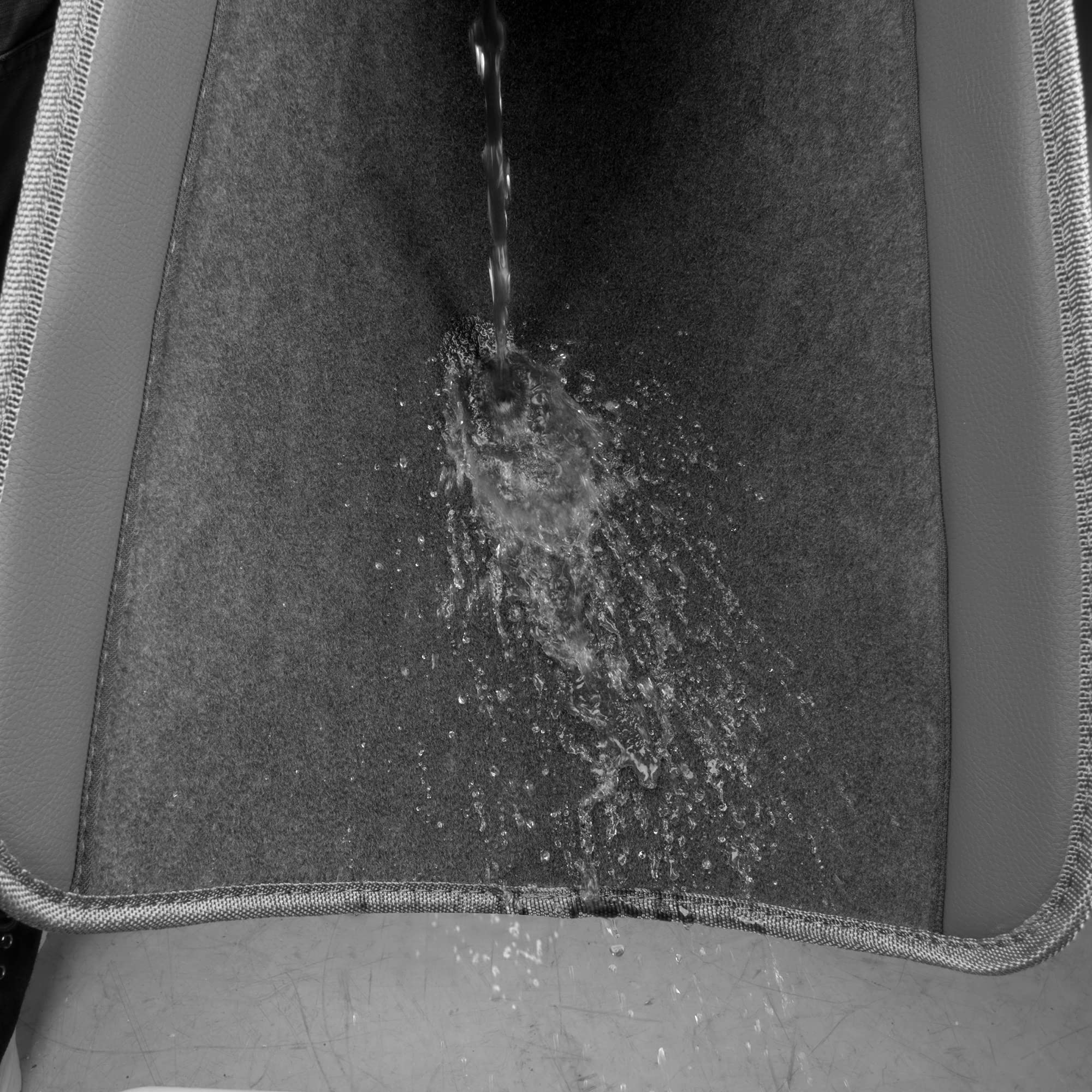 Car Pass Waterproof Universal Fit Car Floor Mats, Car Mats Fit For Suv,Vans,Sedans, Trucks,Set Of 4Pcs Car Carpet With Driver Heel Pad (All Gray)