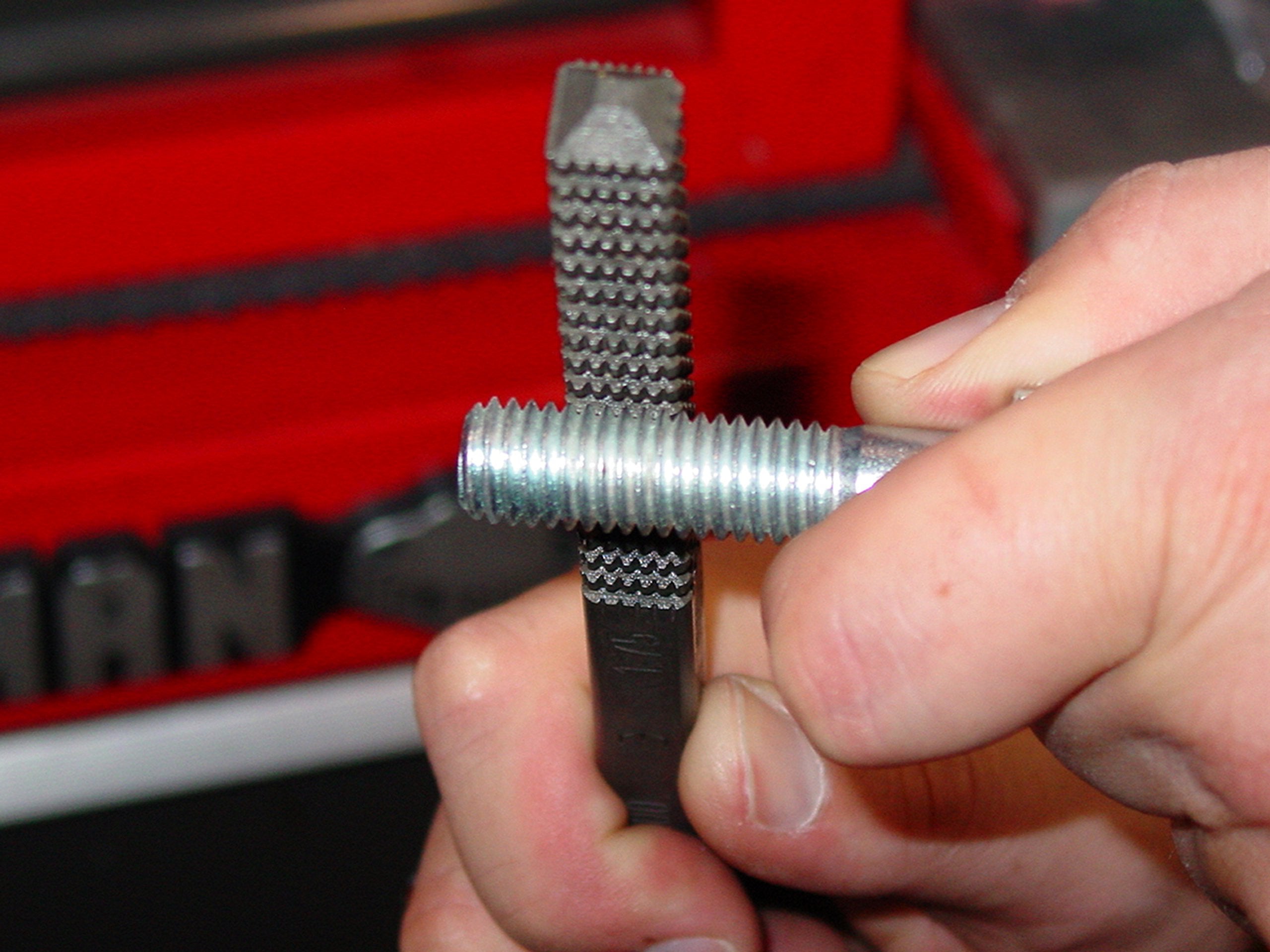 Lang Tools 2573 3-Piece Thread Restorer File Set , Black