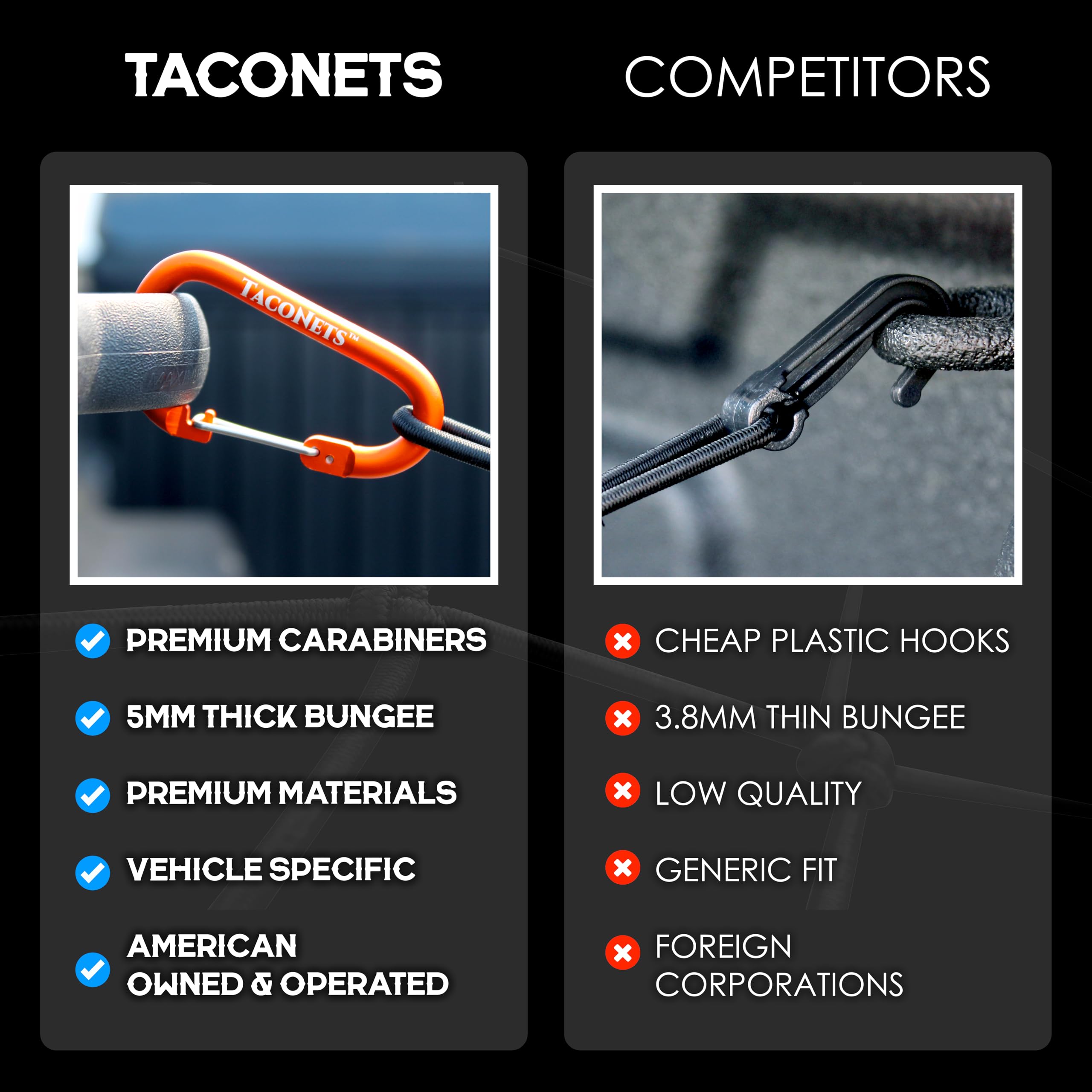 Taconets Gmc Sierra & Chevy Silverado Envelope Style Truck Bed Cargo Net - Fits 2013-2024 - Upgraded 5Mm Bungee - Free Storage B