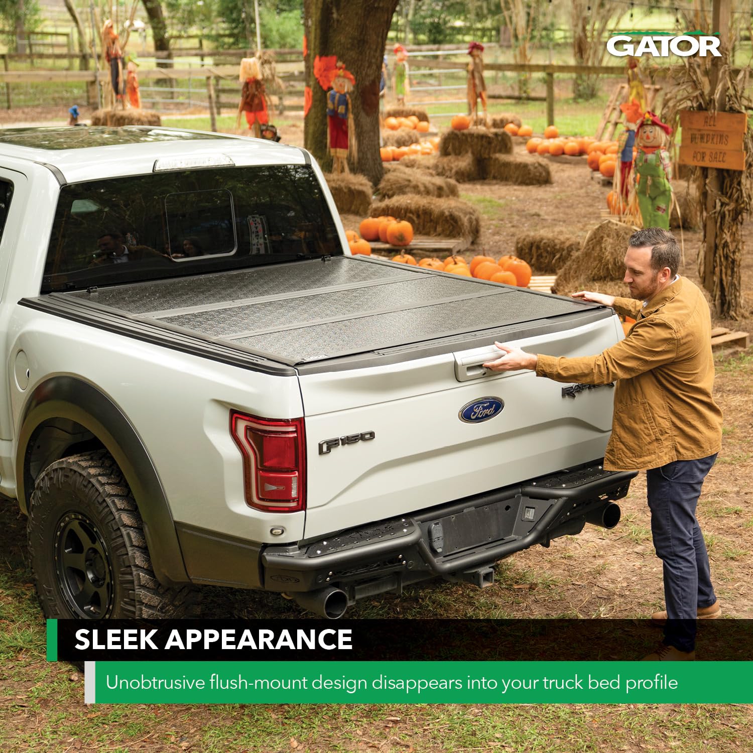 Gator Efx Hard Tri-Fold Truck Bed Tonneau Cover | Gc14019 | Fits 2014 - 2019 Chevy/Gmc Silverado/Sierra Limited 1500 6' 7'' Bed