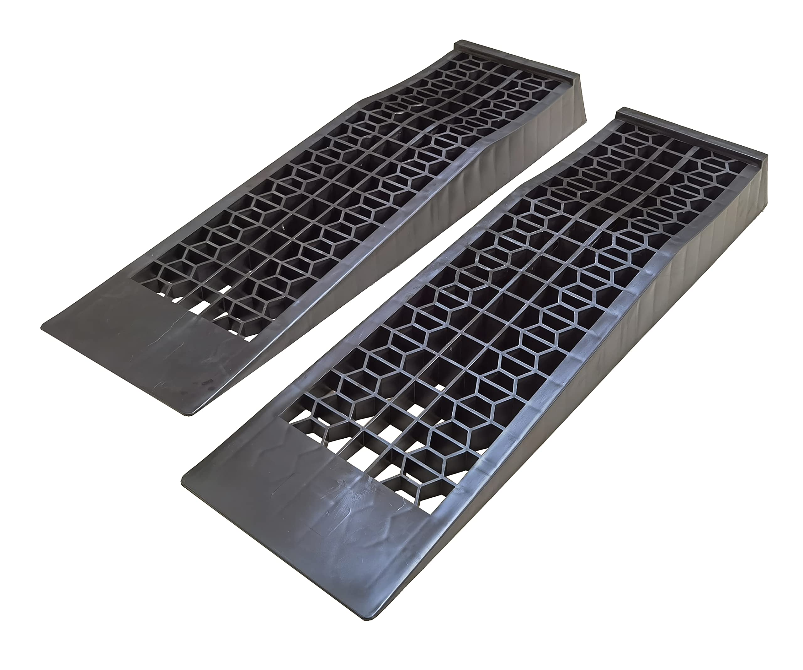 MaxxHaul 50516 4,400 lb. Capacity Low Profile Car Ramps, 2-Count, Black (Pack of 1)