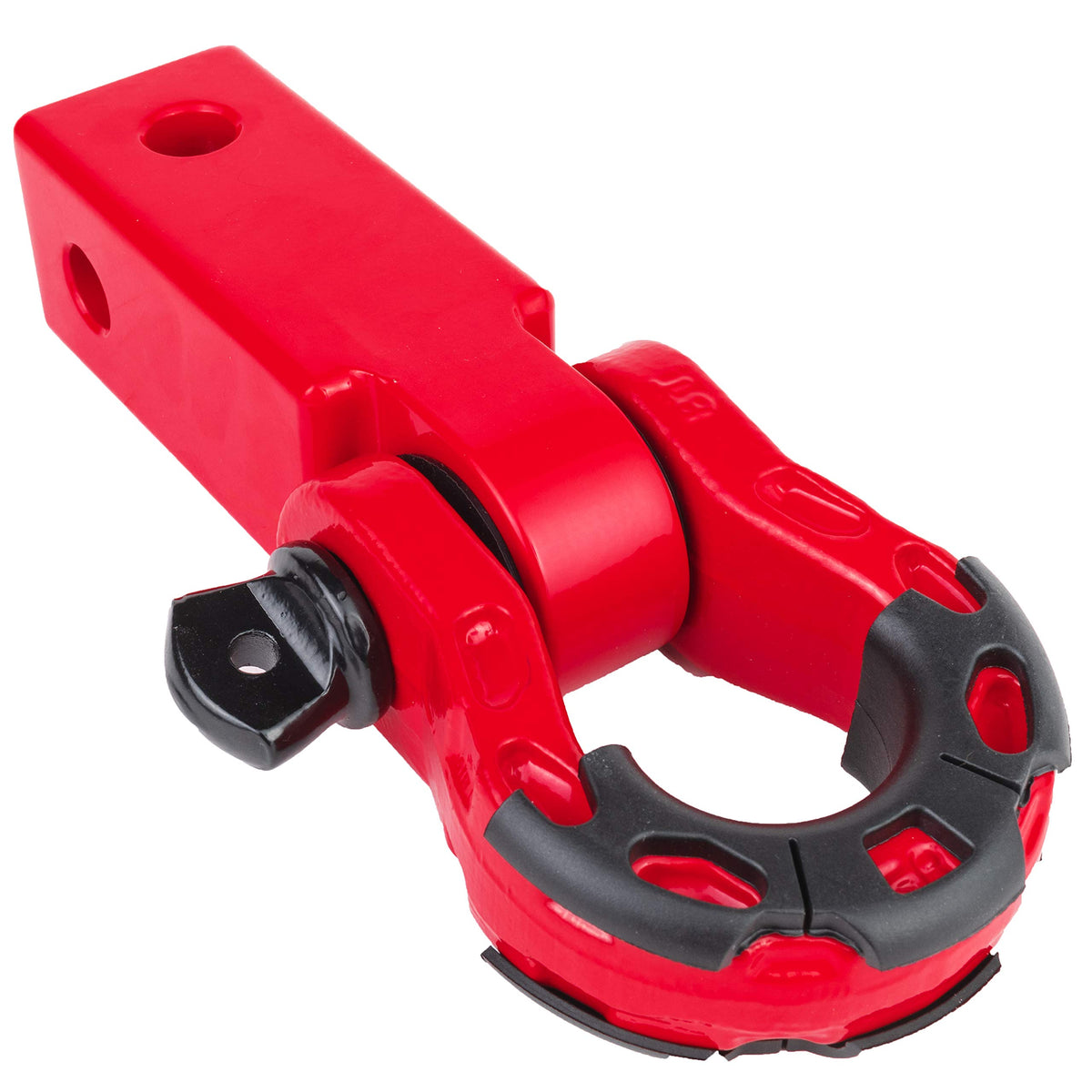 Gearamerica Aluminum 2   X2    Hitch Receiver & Mega Shackle - 32,000 Lbs (16T) Mbs, 16,000 Lbs (8T) Wll - For Heavy Duty Towing