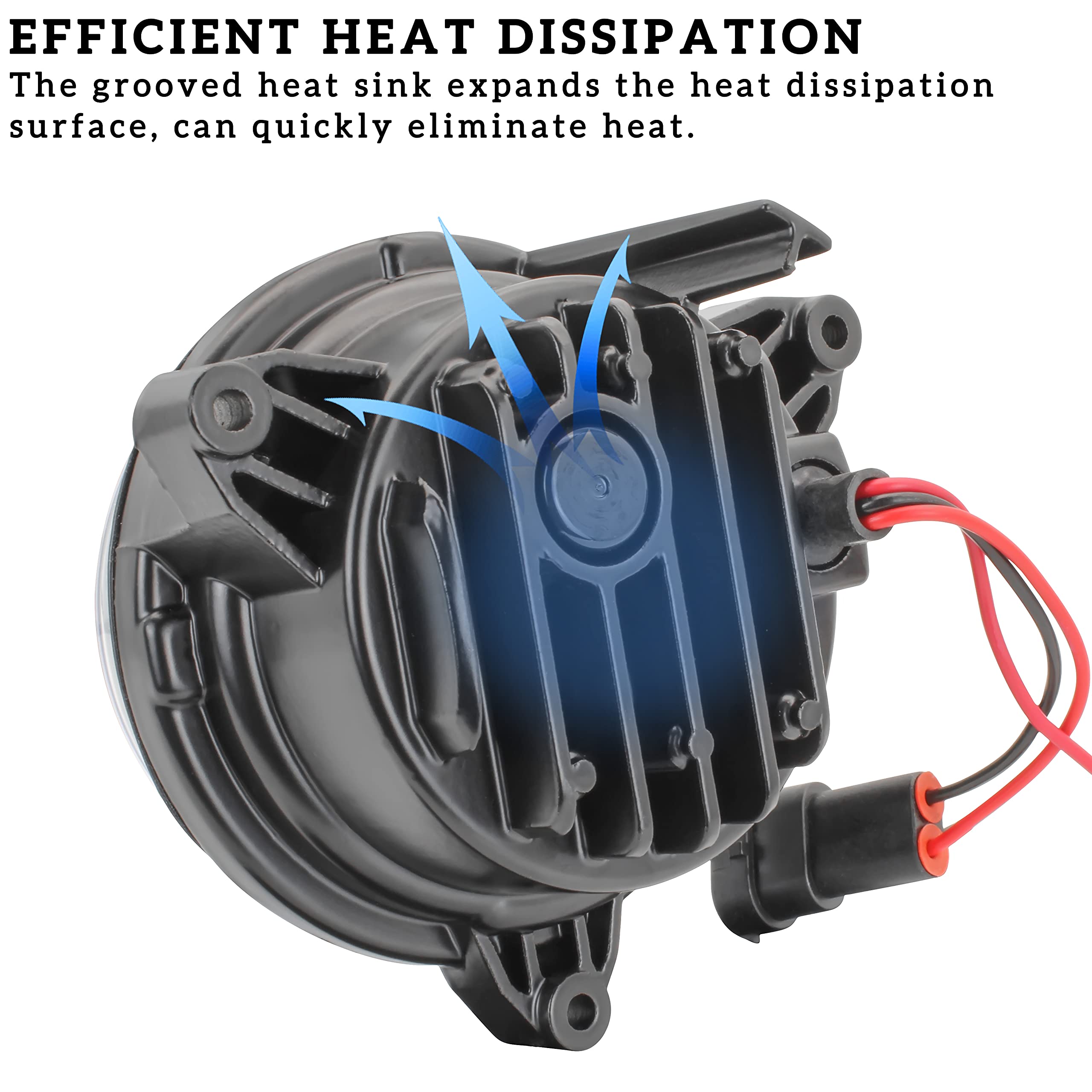 Sautvs Led Low Beam Headlights With Halo Ring Drl For Can-Am Outlander 500 650 800 850 1000 Xmr Std Xt Xt-P 2012-2022 Accessories (2Pcs, Replace #710006177)