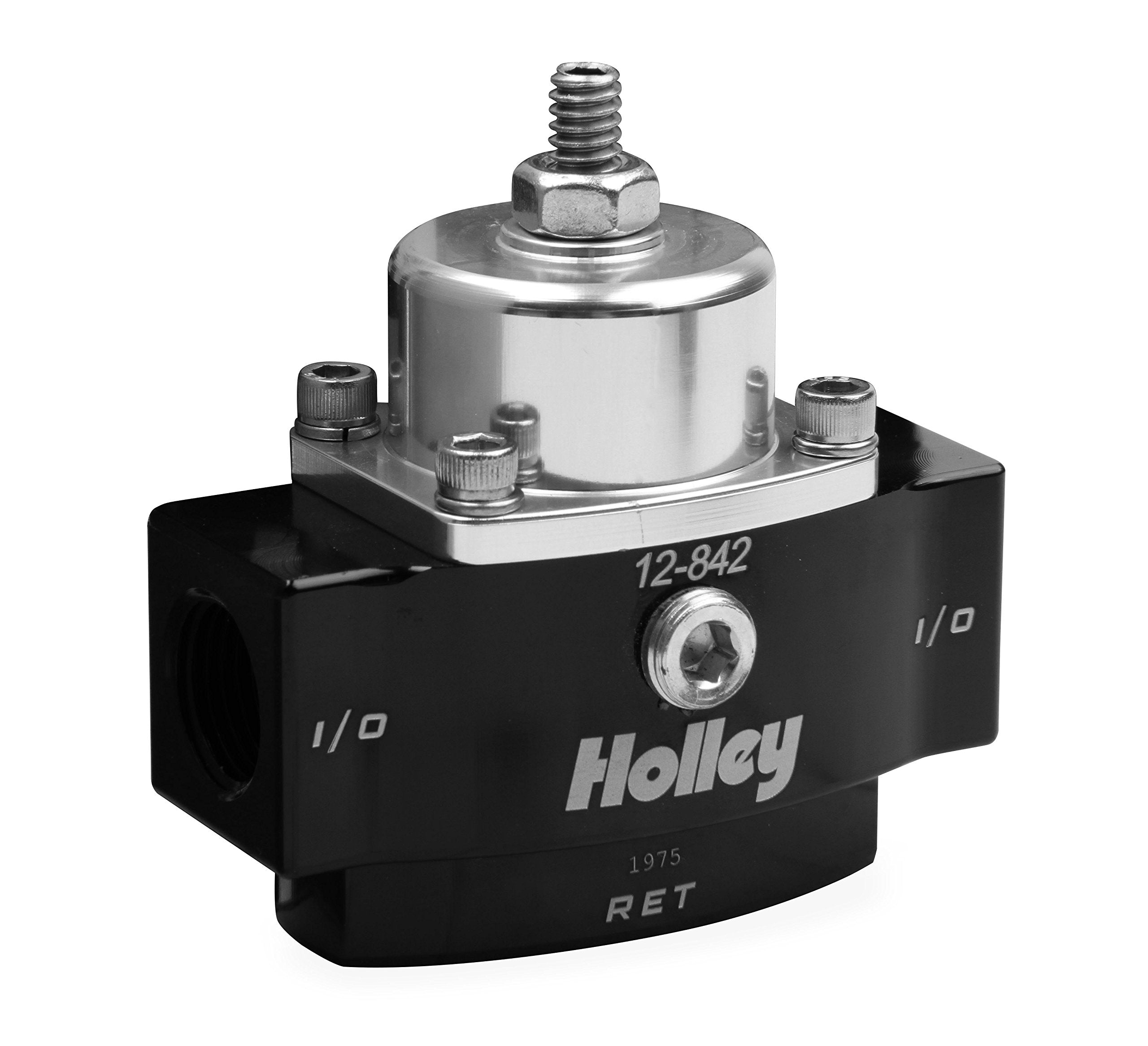 Holley 12-842 Hp Billet Carbureted By Pass W/Idle Bleed Fuel Pressure Regulator