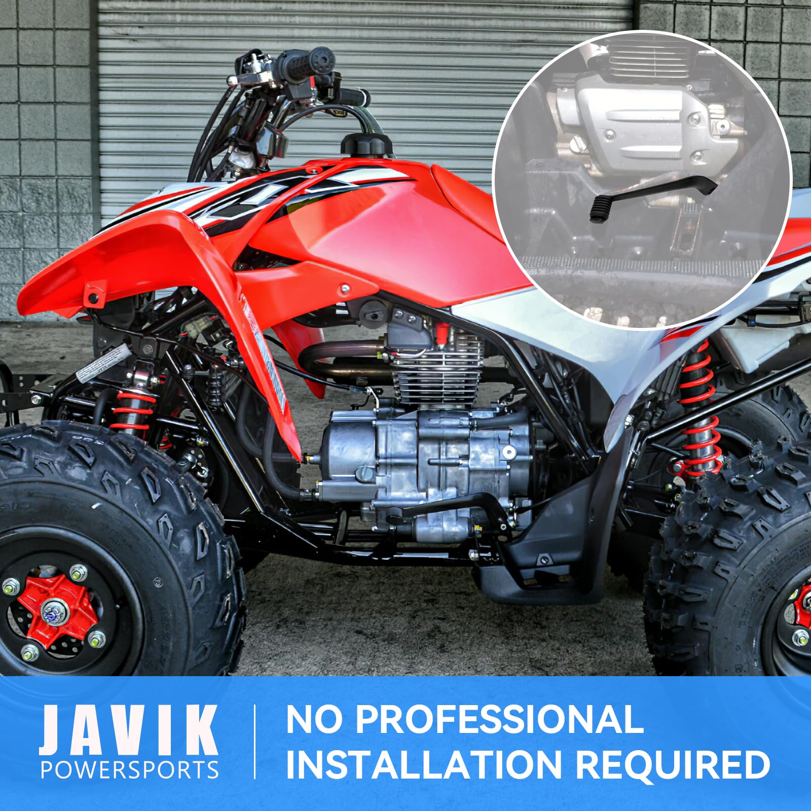 JAVIK Gear Shifter Shift Lever Pedal for Honda Foreman 400 Foreman 450 Recon 250 TRX250EX TRX250X 1995-2022 All Year, OEM# 24700