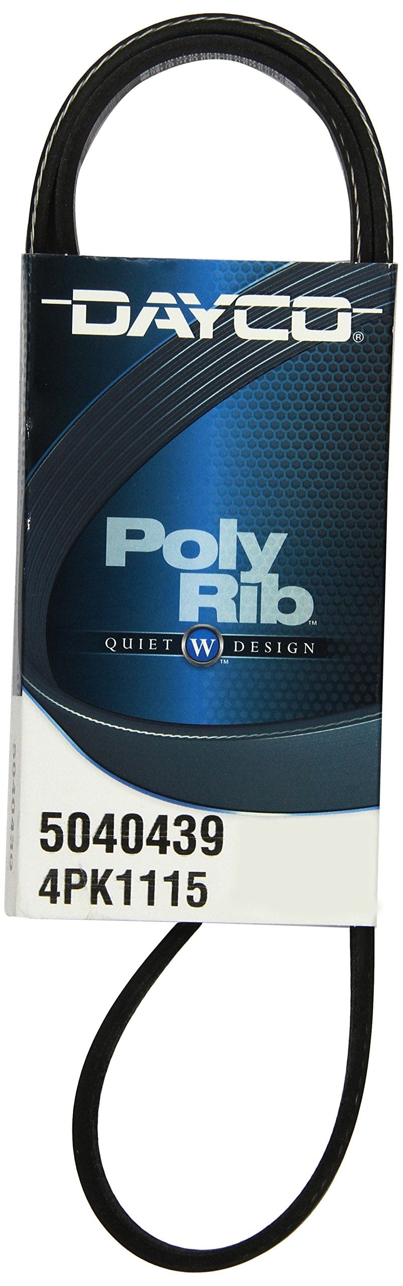 Dayco 5040439 Serpentine Belt , Black