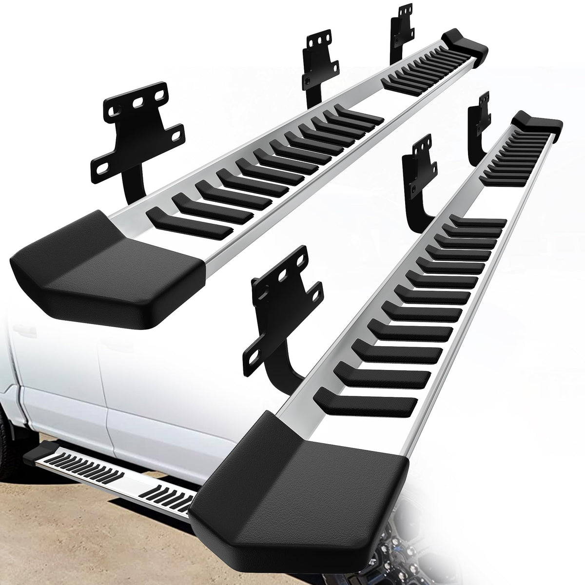 Yitamotor 6 Inches Running Boards Compatible With 2019-2025 Ram 1500 New Body Crew Cab Side Steps Stainless Steel Nerf Bars