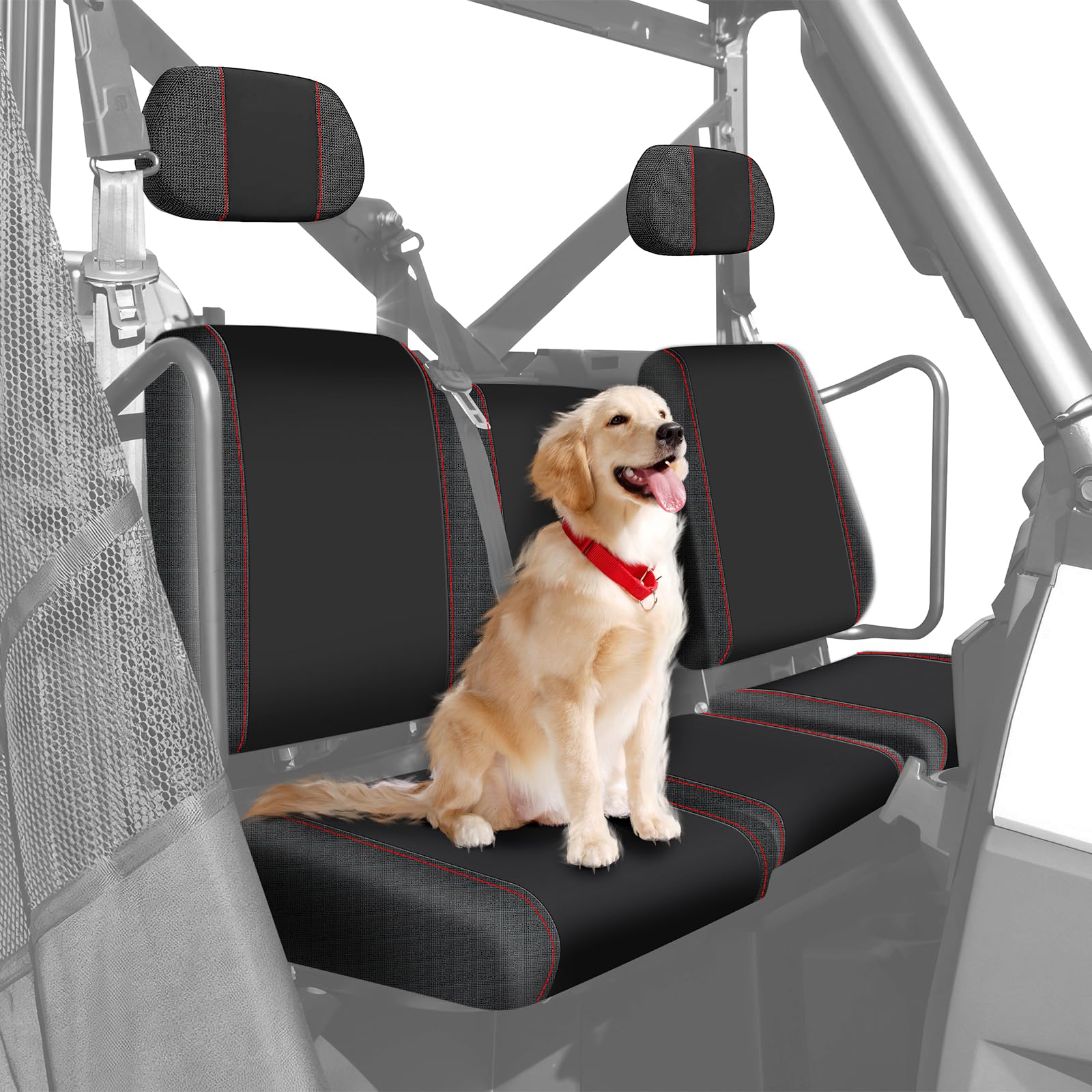 Bordan Utv Seat Cover For Can Am Defender All Models, Heavy Duty 1680D Waterproof Full Protection Outdoor Seat Cover Set(8 Pcs)