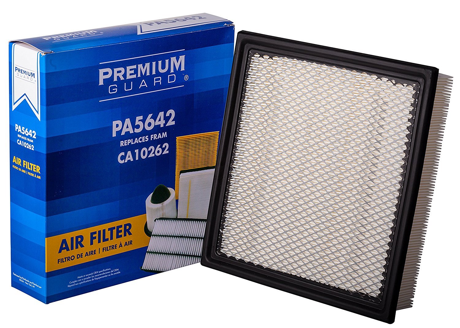 PG Engine Air Filter PA5642 | Fits 2023-11 Ford F-150, 2023-15 Expedition, 2016-11 F-250 Super Duty, 2016-10 F-350 Super Duty, 2010-08 F-250 Super Duty, 2023-15 Lincoln Navigator