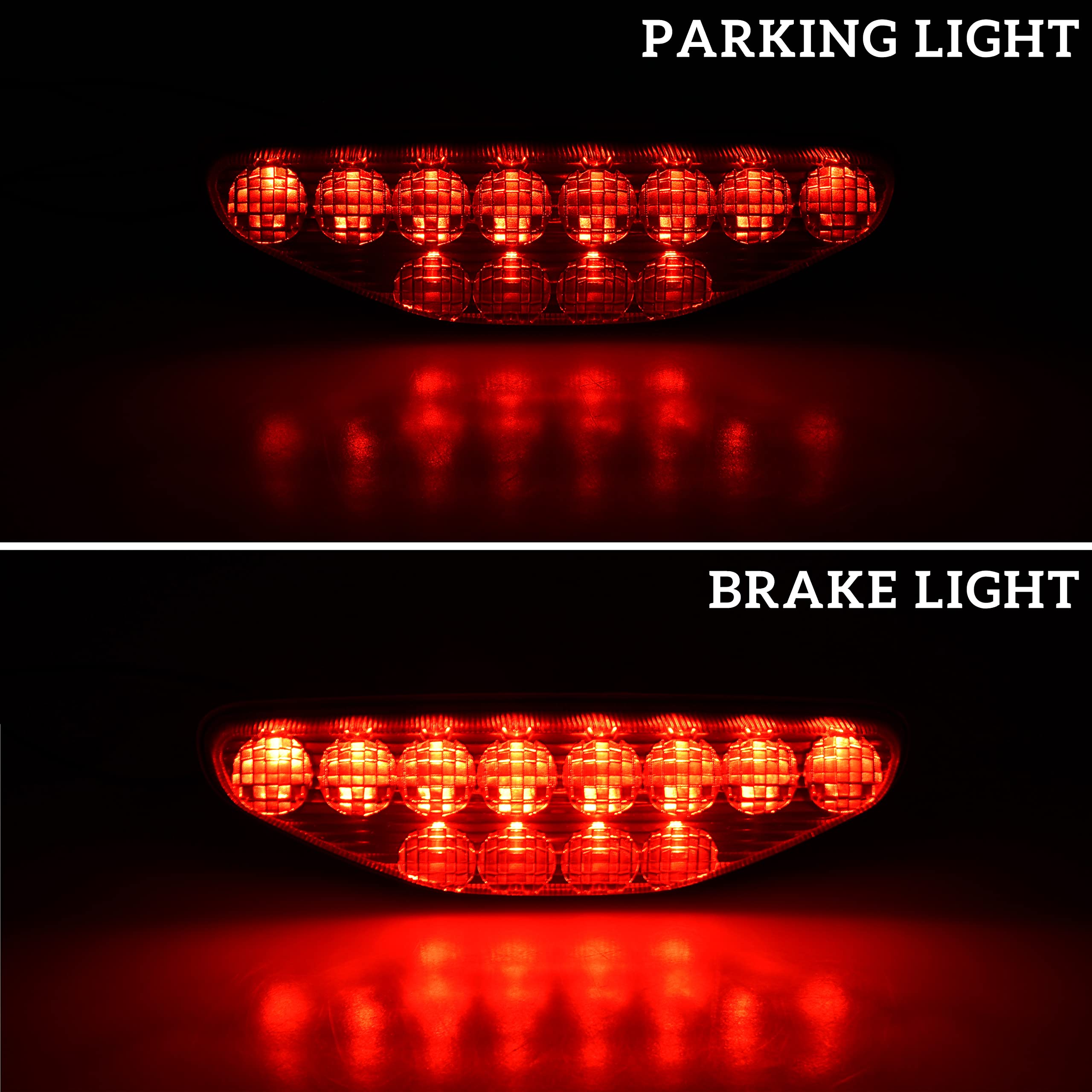 Sautvs Atv Red Led Tail Light Assembly For Honda Trx 450R, Rear Brake Stop Light Tail Lamp For Honda Trx 450 R Er 2006-2014 Accessories (1Pcs)