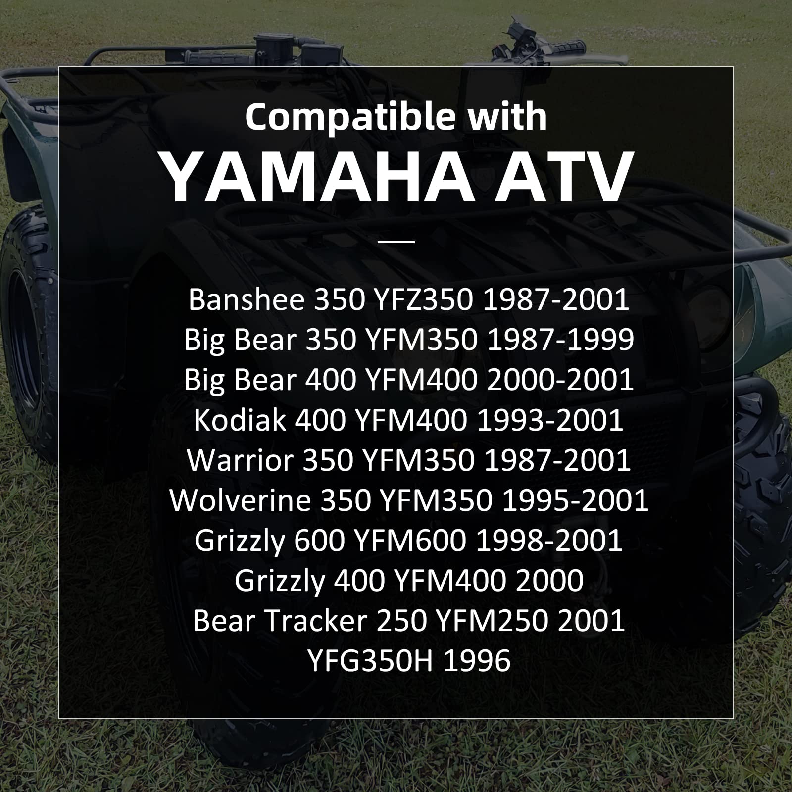 Front Brake Master Cylinder Compatible With Yamaha Banshee 350 Big Bear 350 400 Grizzly 400 600 Kodiak 400 Warrior 350 Wolverine 350 Yfz Yfm Oem#2Gu-25870-10-00