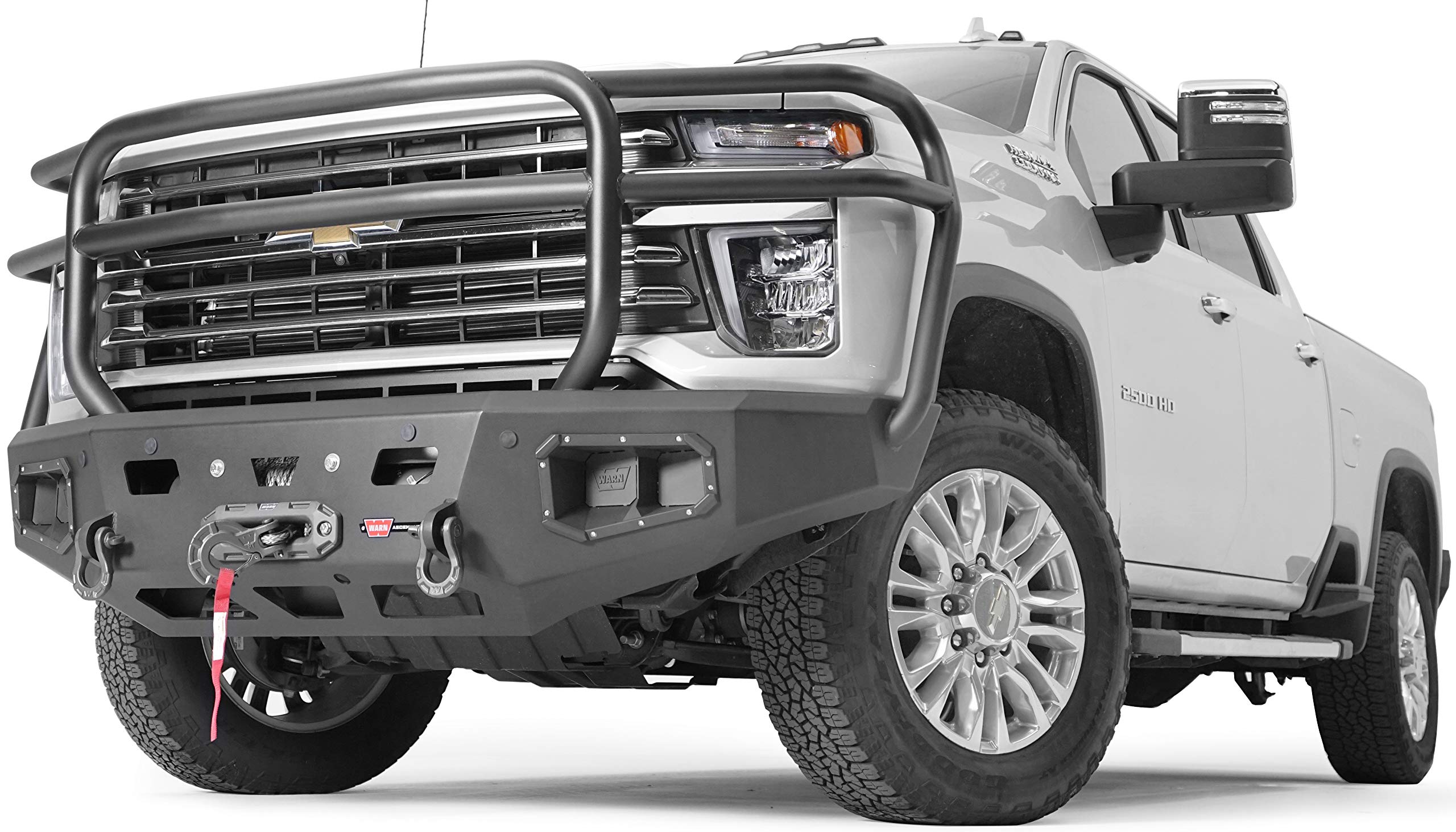 Warn 107005 Ascent Front Bumper With Full Grille Guard Tube, Fits: Chevrolet Silverado Hd 2500/3500 (2020-Current)