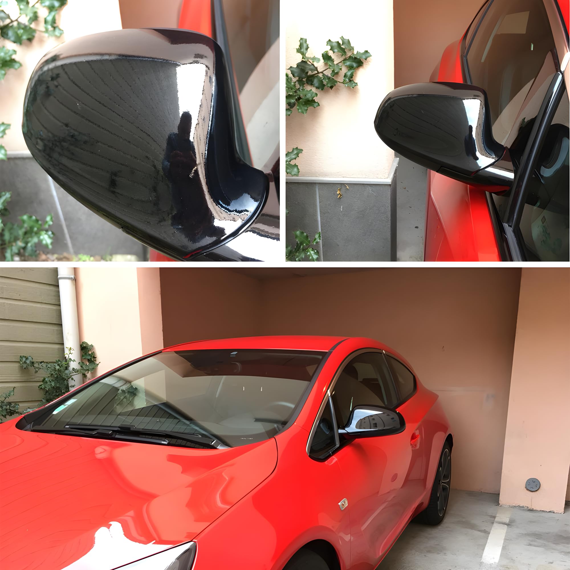 Lzlrun Free Tool Kit High Gloss Vinyl Wrap Kit For Black Out Chrome Delete Window Trim Door Trim (3Feet X 10Feet)