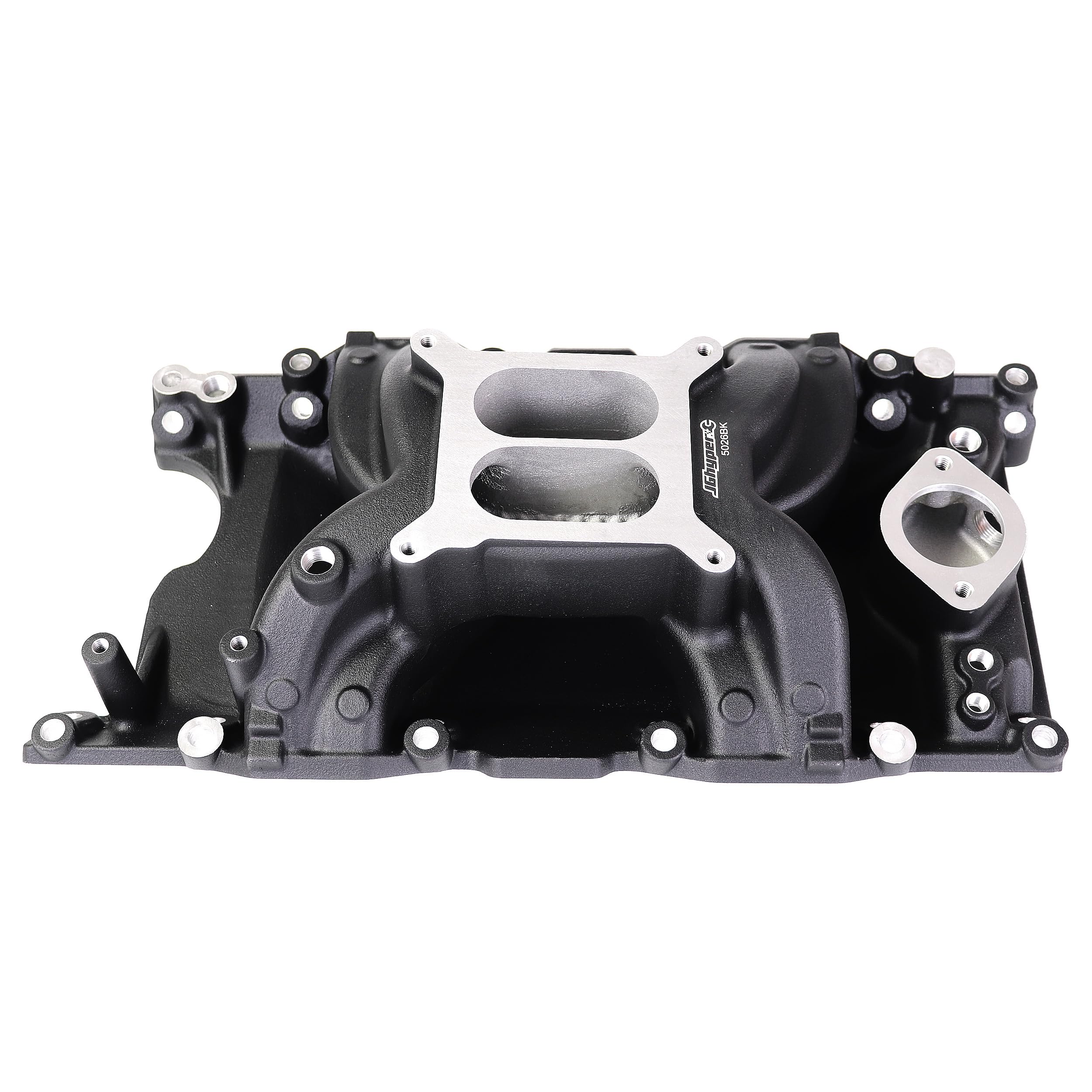 JGhyperX DM-3812 55026 7576 Intake Manifold Aluminum Dual Plane Compatible with Chrysler Mopar air gap Small Block LA Magnum Dod