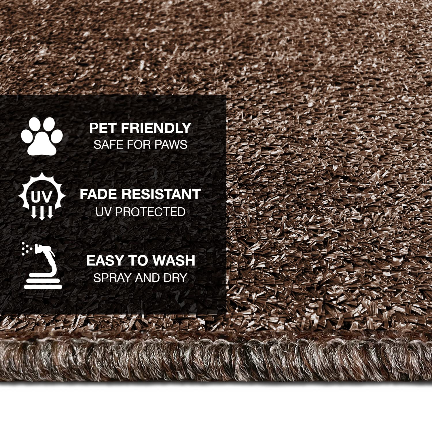 Prest-O-Fit 2-1070 Wraparound+Plus Step Rugs, 20 - Espresso