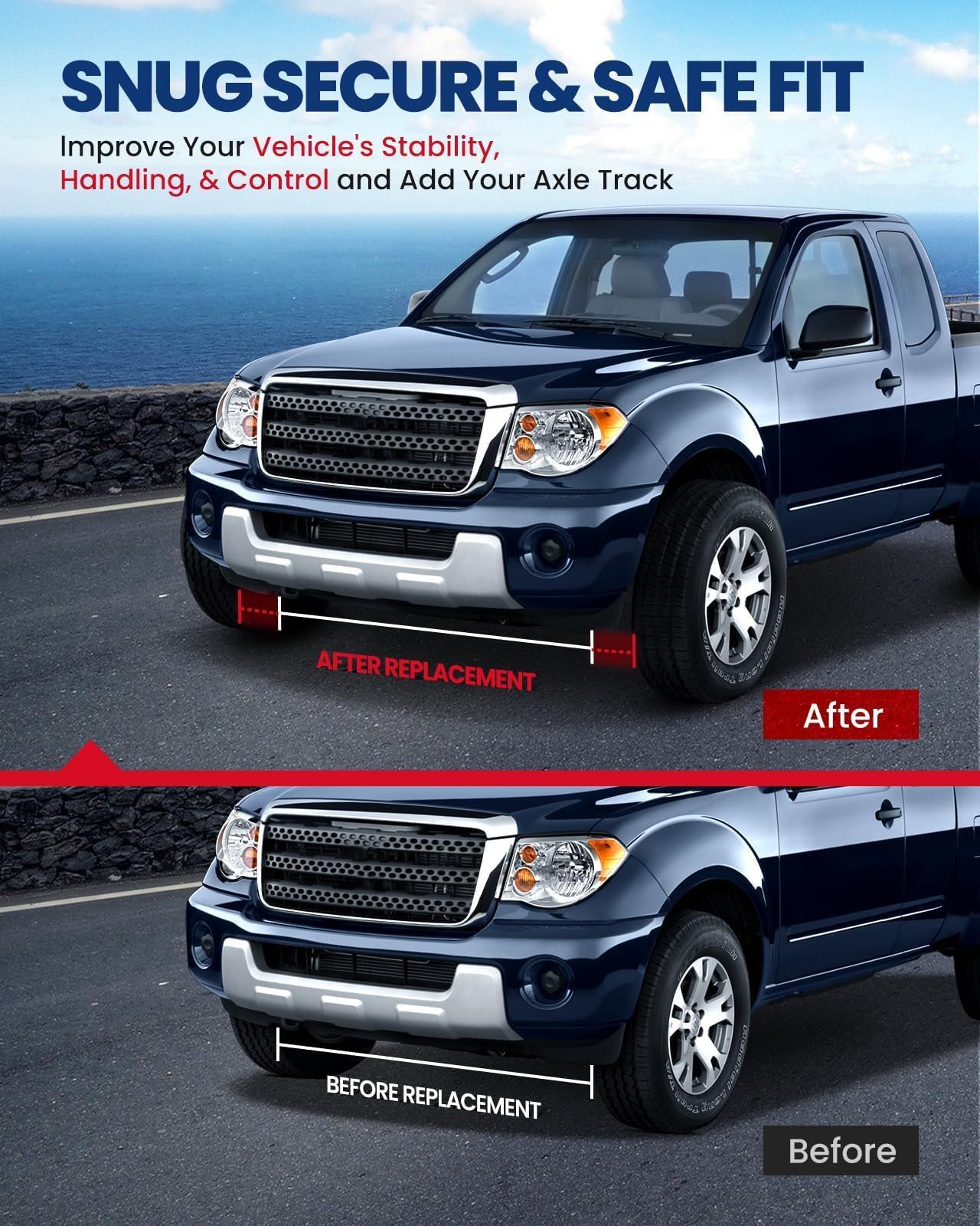 Kax 5X4.75 Wheel Spacers,1.25 Inch 5 Lug Centric Wheel Spacers Fit For Corvette, Blazer, S10, Camaro, Firebird, Sonoma, Bravada,