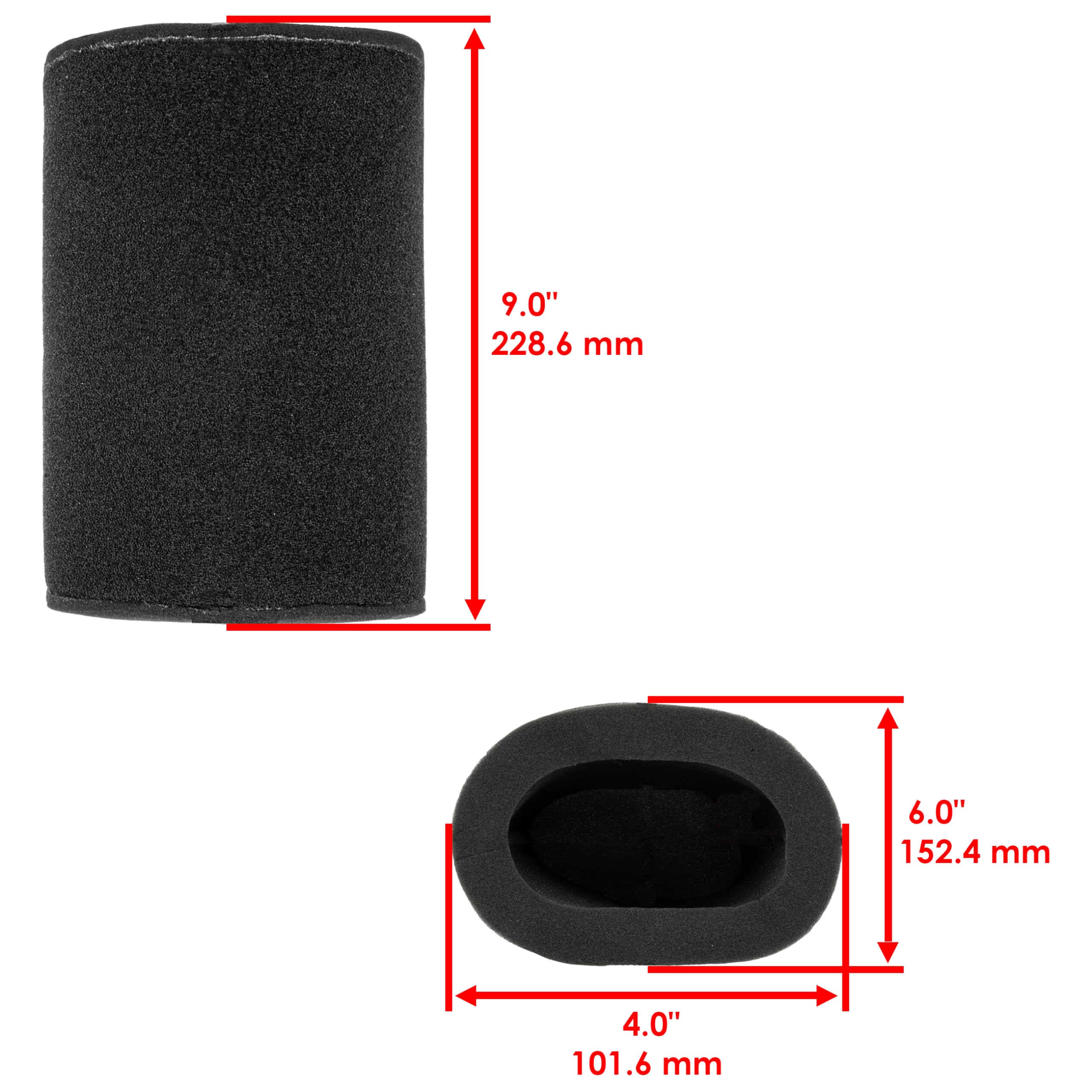 Caltric Air Filter Cleaner Element Compatible With Yamaha Rhino 700 Yxr700F 4X4 2008 2009 2011 2012 2013