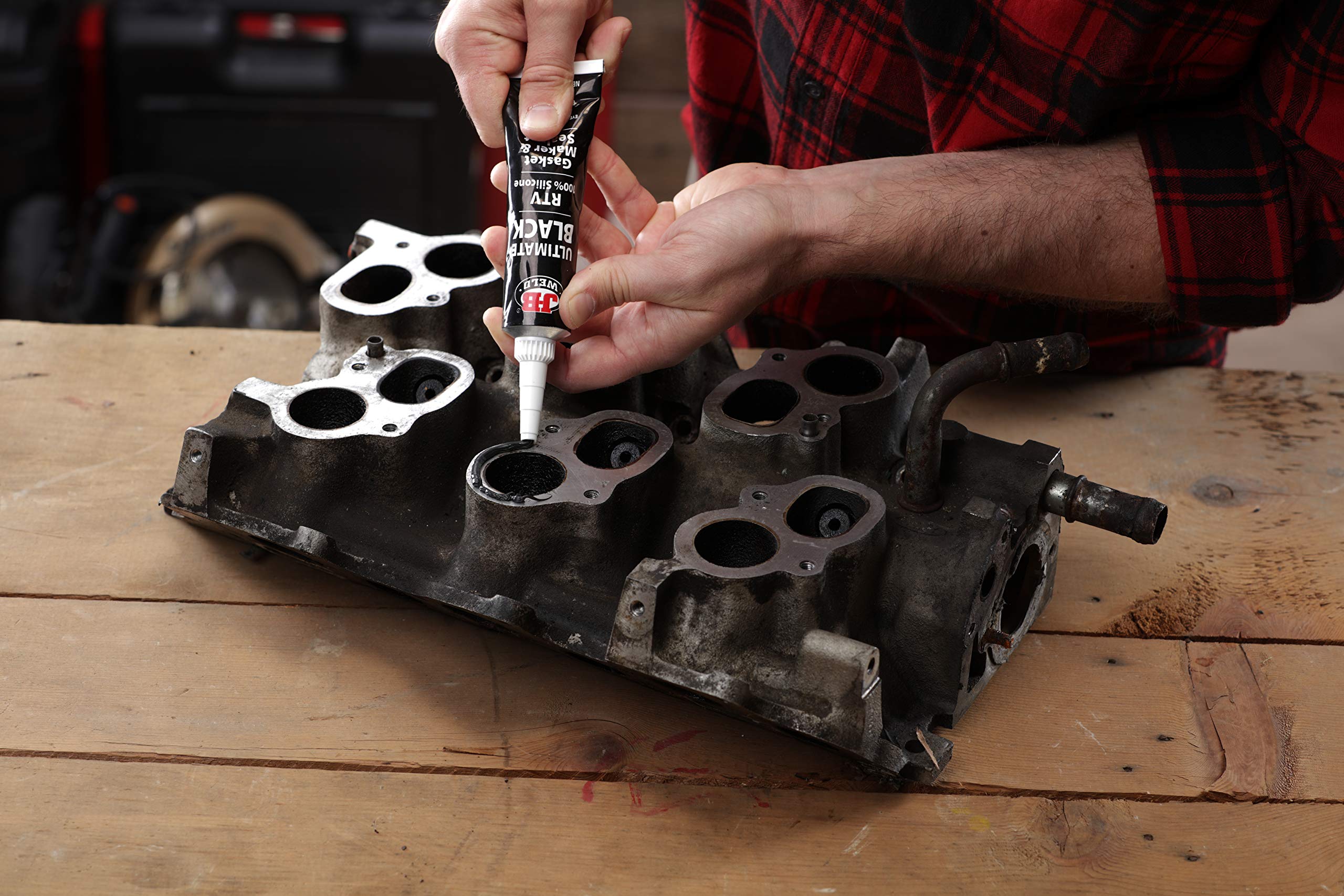 J-B Weld 31316 Rtv Silicone Gasket Maker And Sealant - 3 Oz. - Blue