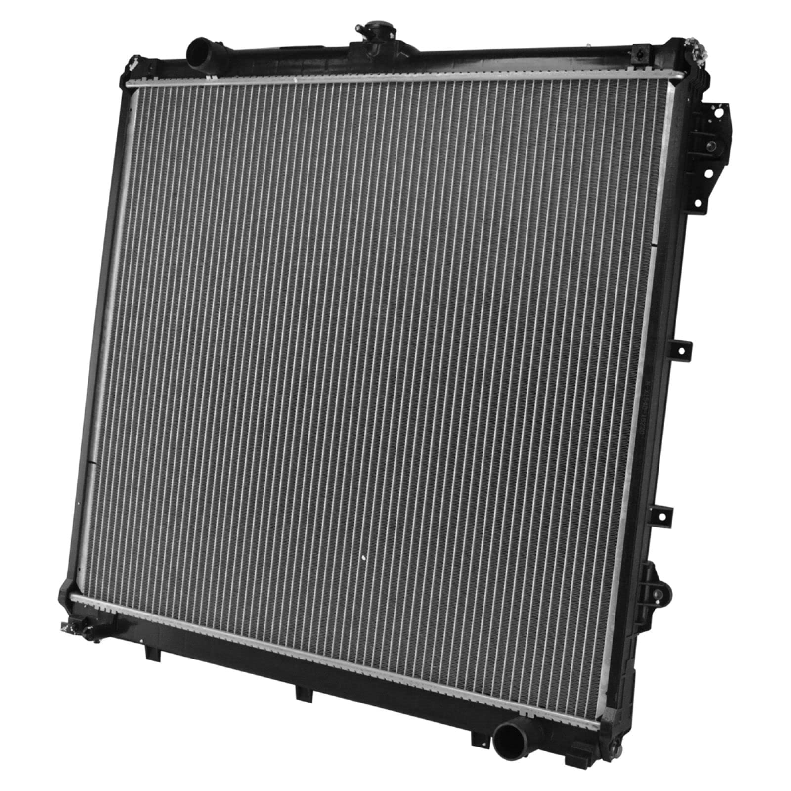Trq Radiator Assembly Aluminum Core Compatible With 08-20 Toyota Sequoia 07-19 Tundra Cu2994 To3010316
