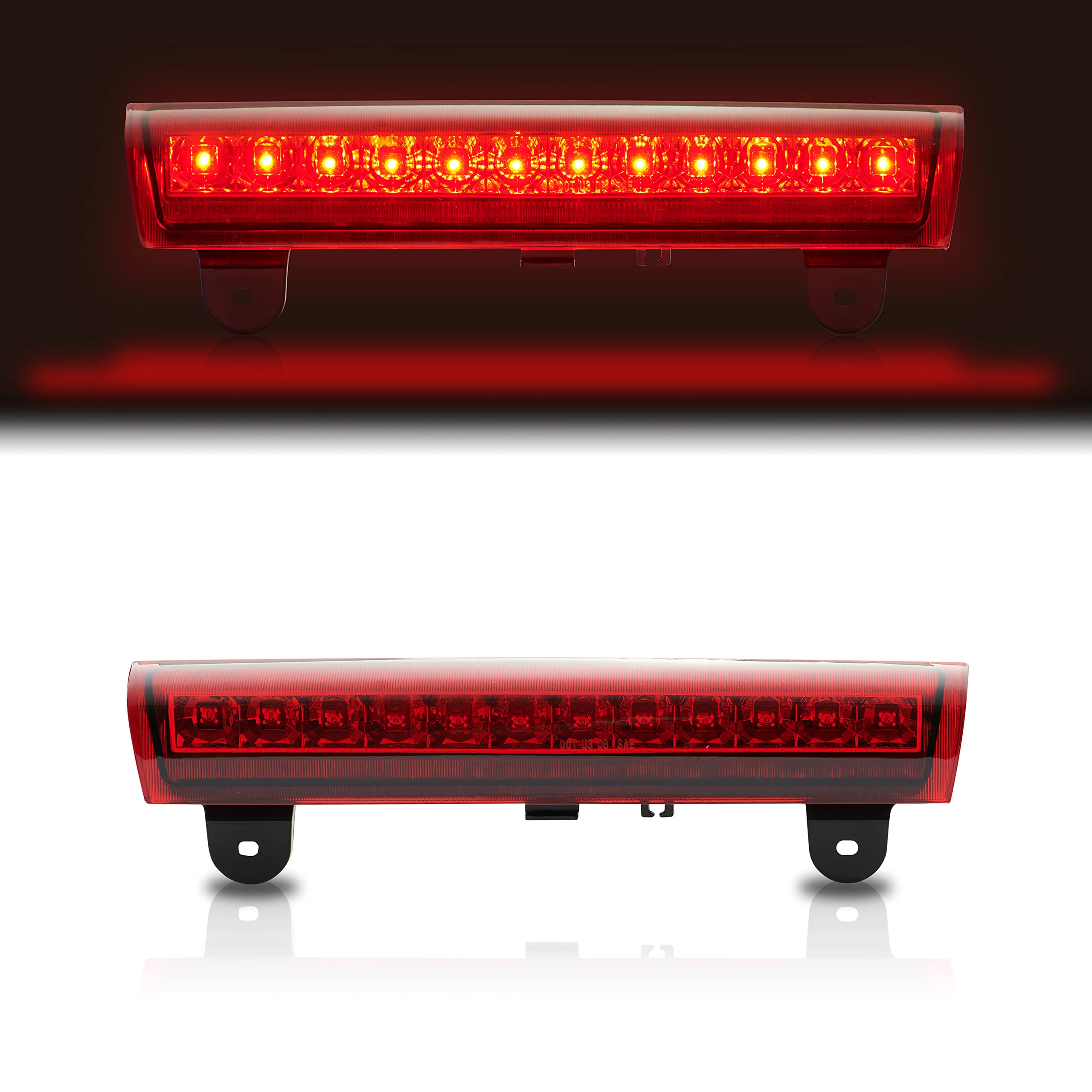 Cxdar Third 3Rd Brake Light, Led High Mount Stop Light Replacement For 2000 2001 2002 2003 2004 2005 2006 Chevy Tahoe Suburban/G