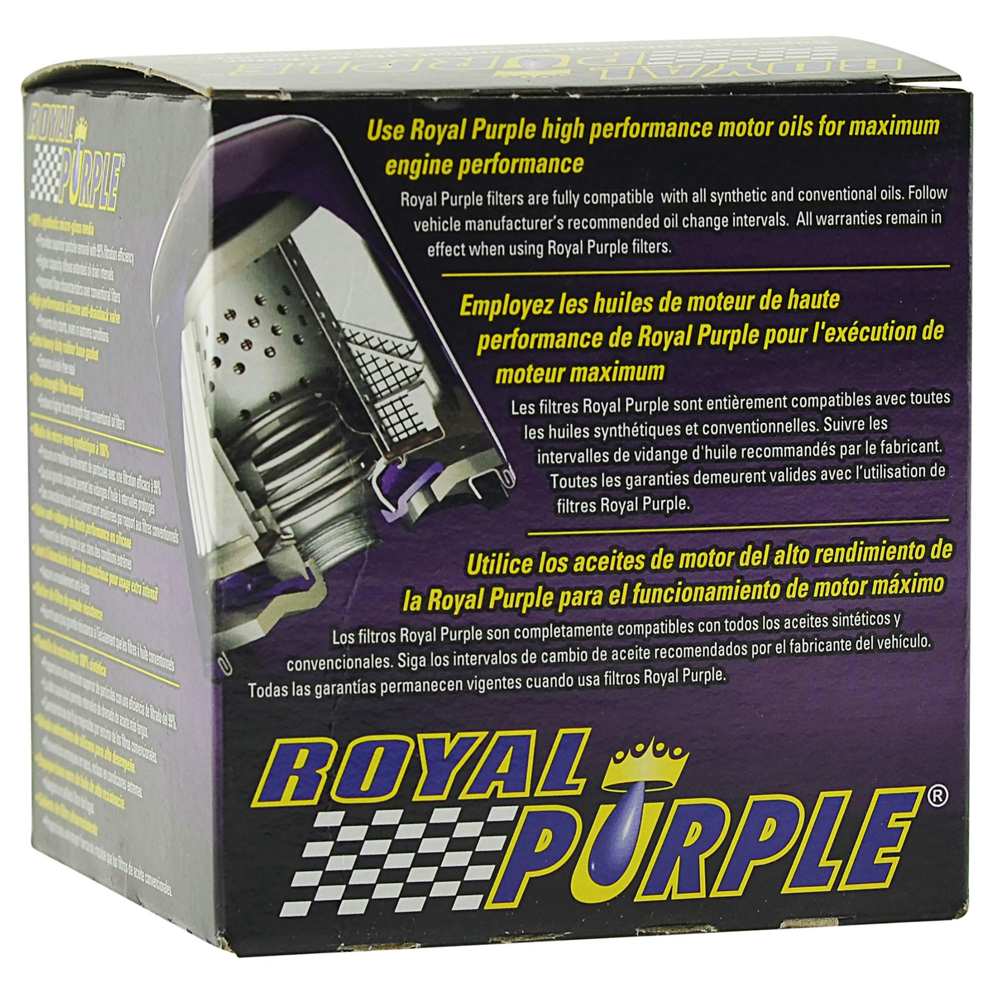 Royal Purple 20-820 Premium Oil Filter - High Performance, Durable Design for Optimal Engine Protection
