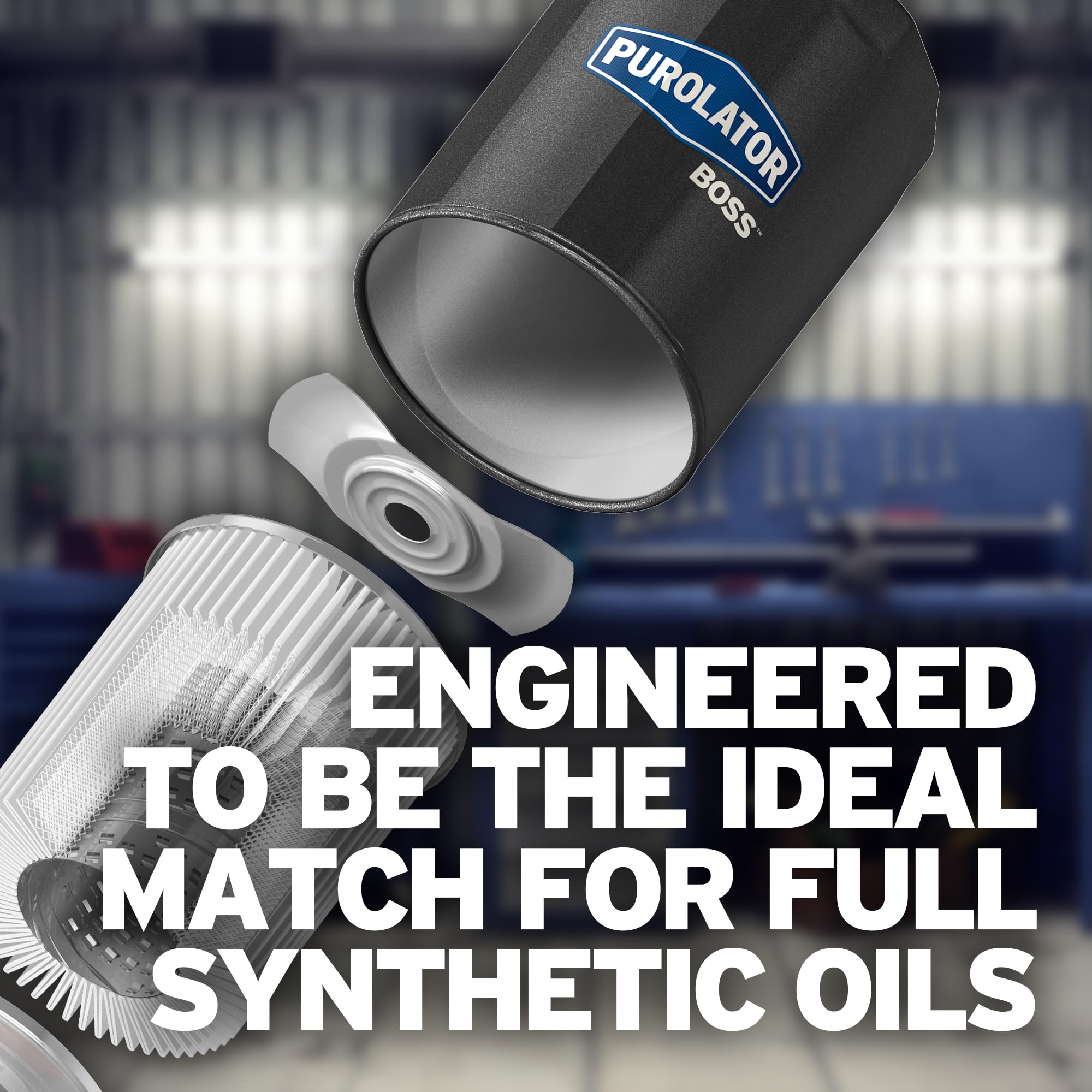 Purolator Pbl14476 Purolatorboss Maximum Engine Protection Spin On Oil Filter, Black