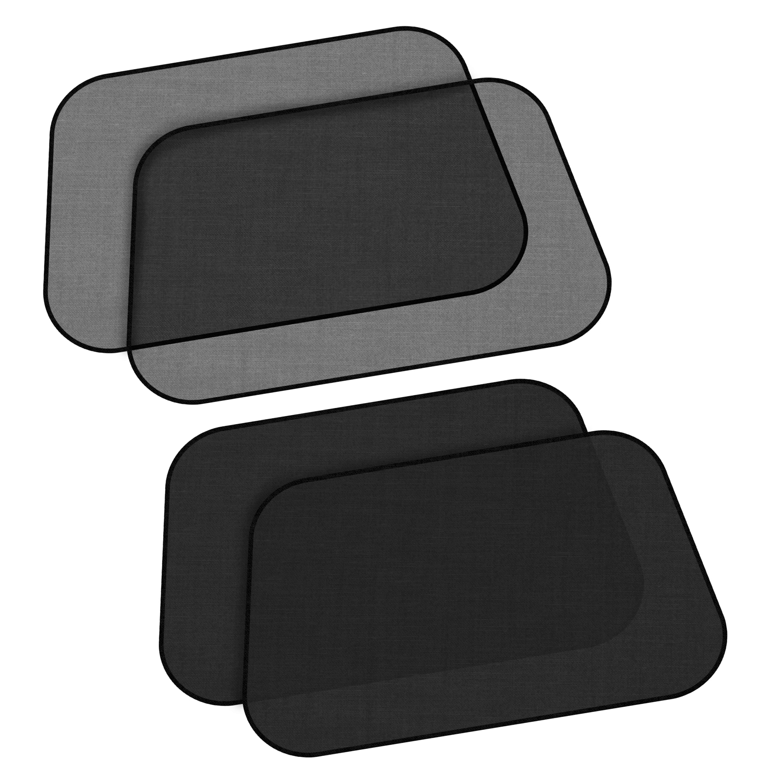 Econour Car Side Window Shades | Xl - 4 Pack Sunshade For Kids ' Windows | Auto Sun Protection, Blocks Uv And Sun Glare