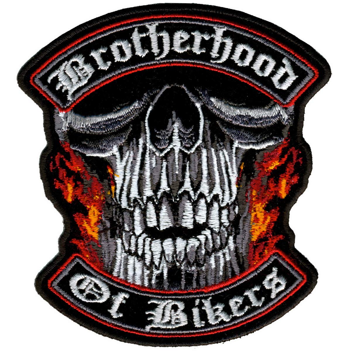 Hot Leathers Brotherhood Of Bikers Patch (4'' Width X 4'' Height)