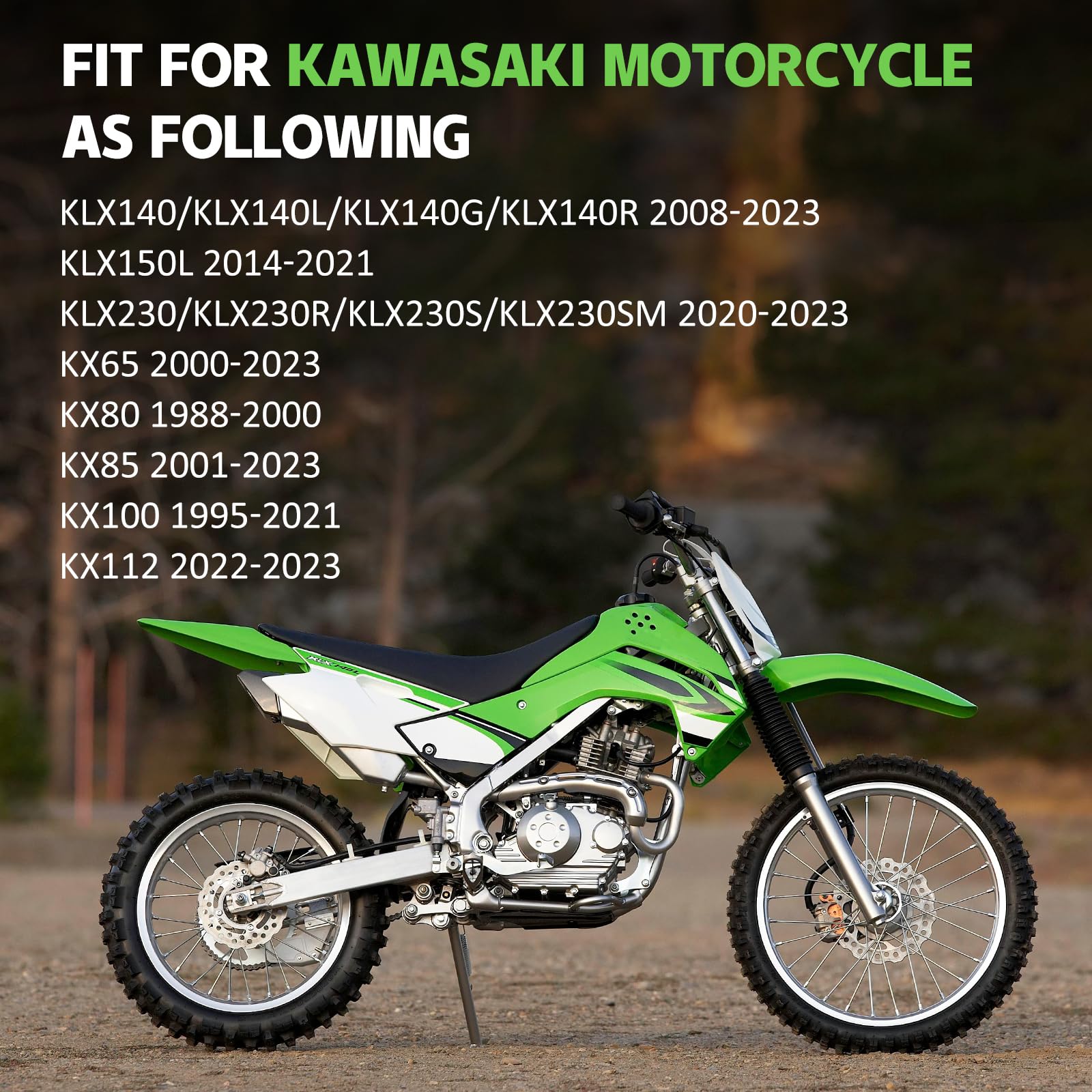 M MATI Rear Brake Caliper for Kawasaki KX65 KX80 KX85 KX100 KLX140 KLX150 KLX230 1988-2023, OEM Replacement 430